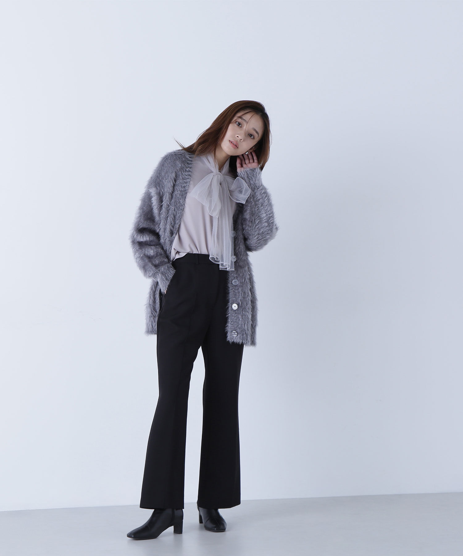  「チュールボウタイブラウス」|シャツ・ブラウス|