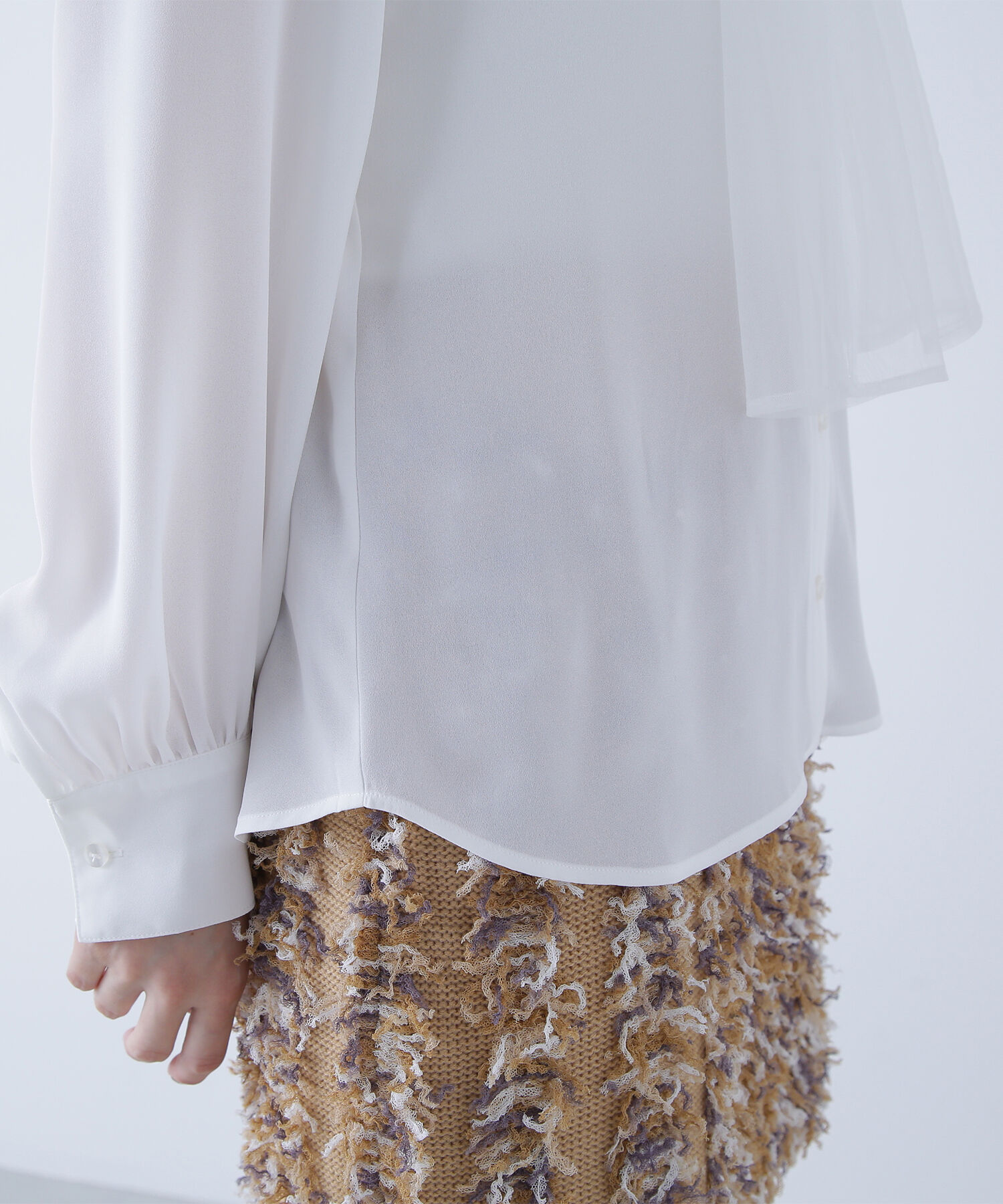  「チュールボウタイブラウス」|シャツ・ブラウス|