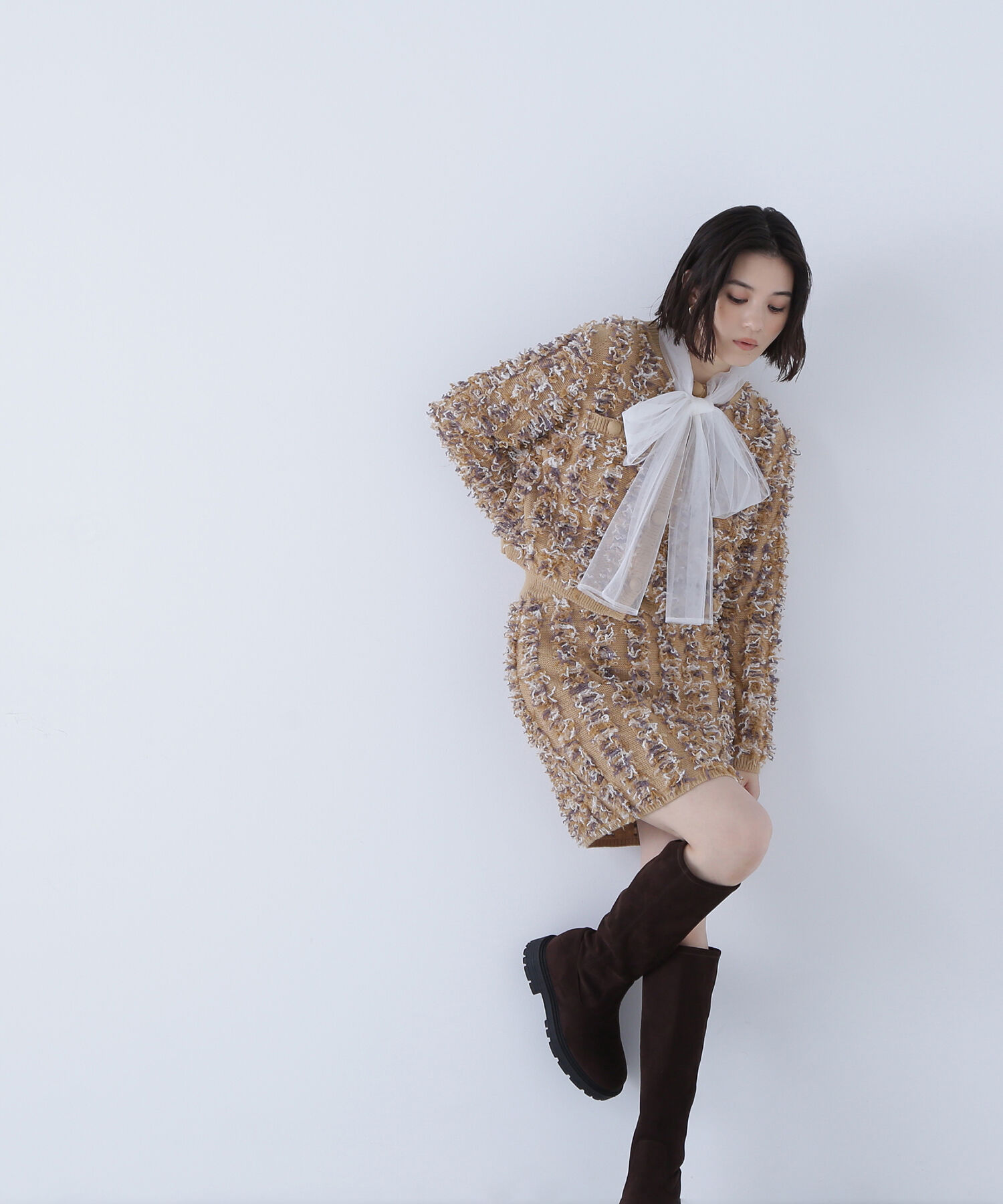  「チュールボウタイブラウス」|シャツ・ブラウス|