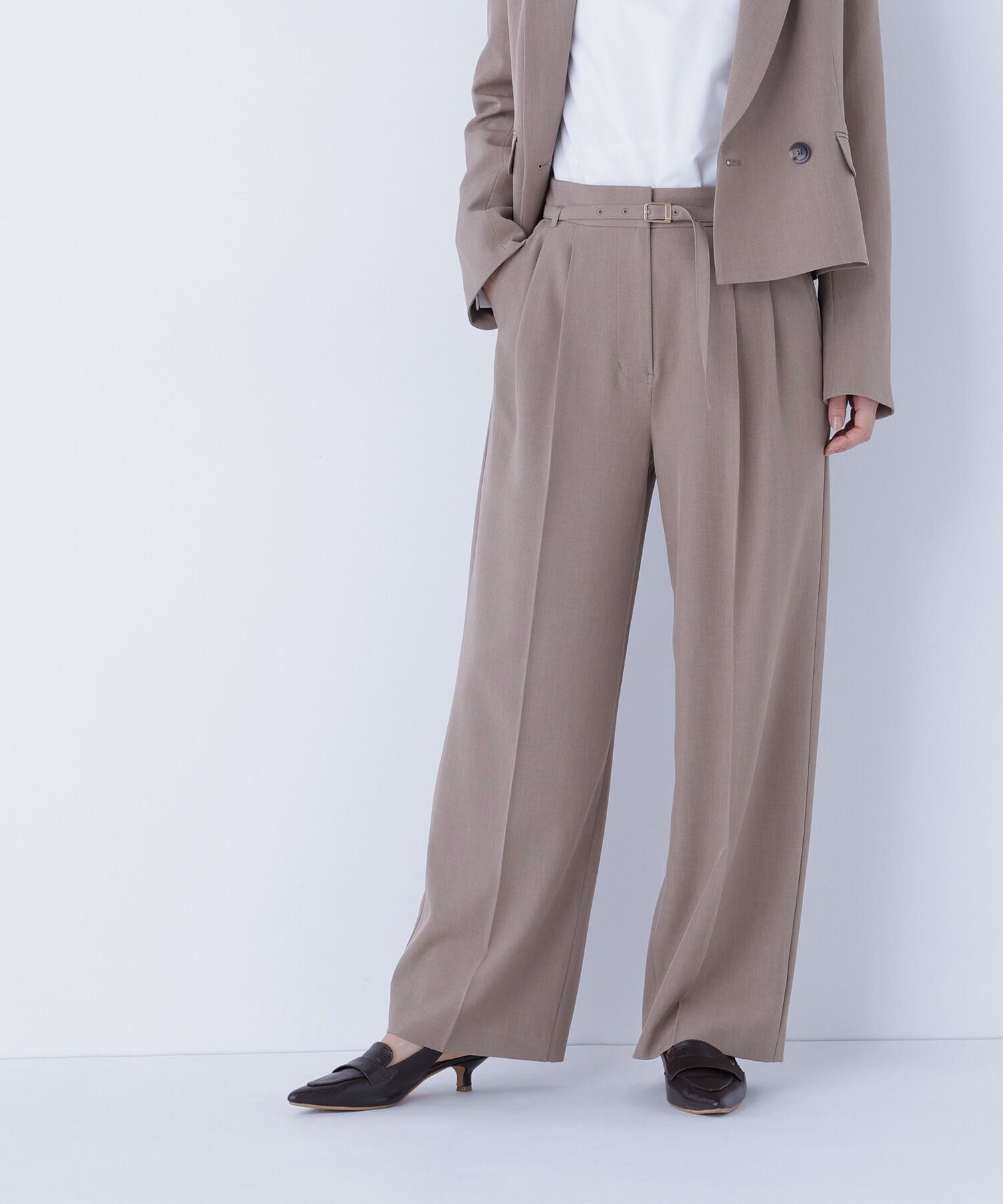  「クラッシー SETUP ツータックパンツ」|その他|