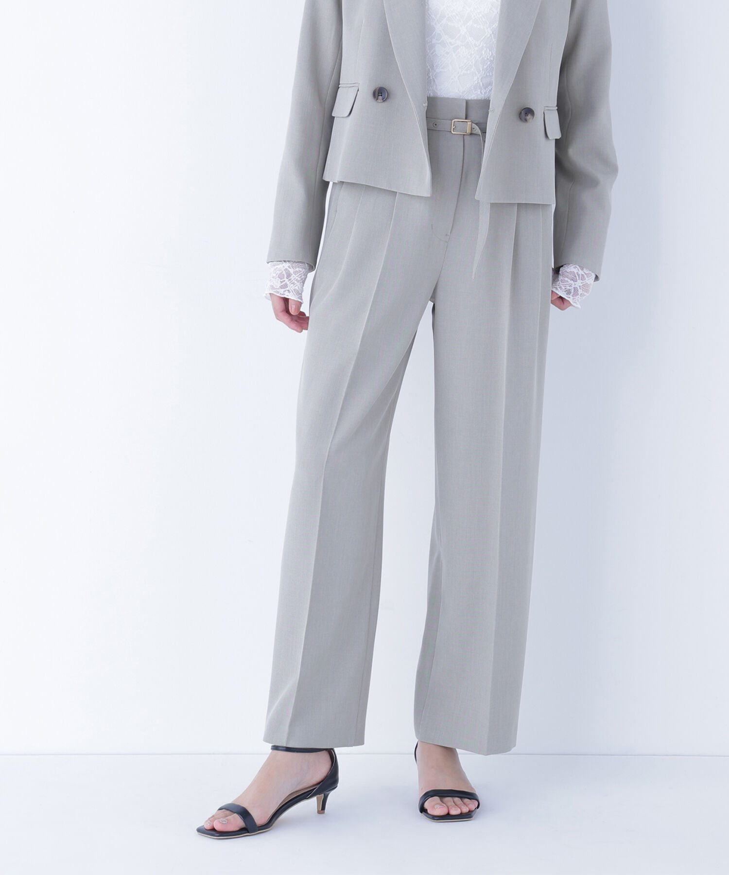  「クラッシー SETUP ツータックパンツ」|その他|