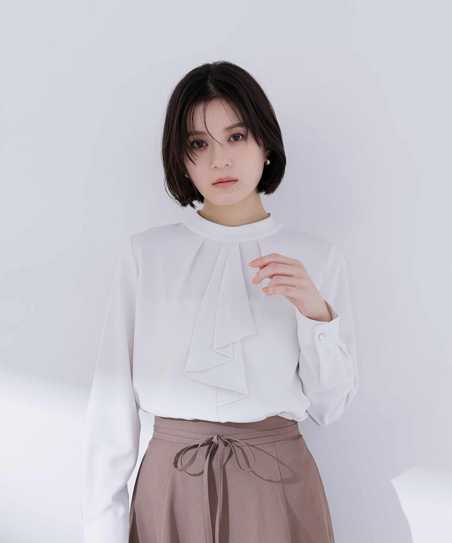  「ラッフルボウタイブラウス」|シャツ・ブラウス|