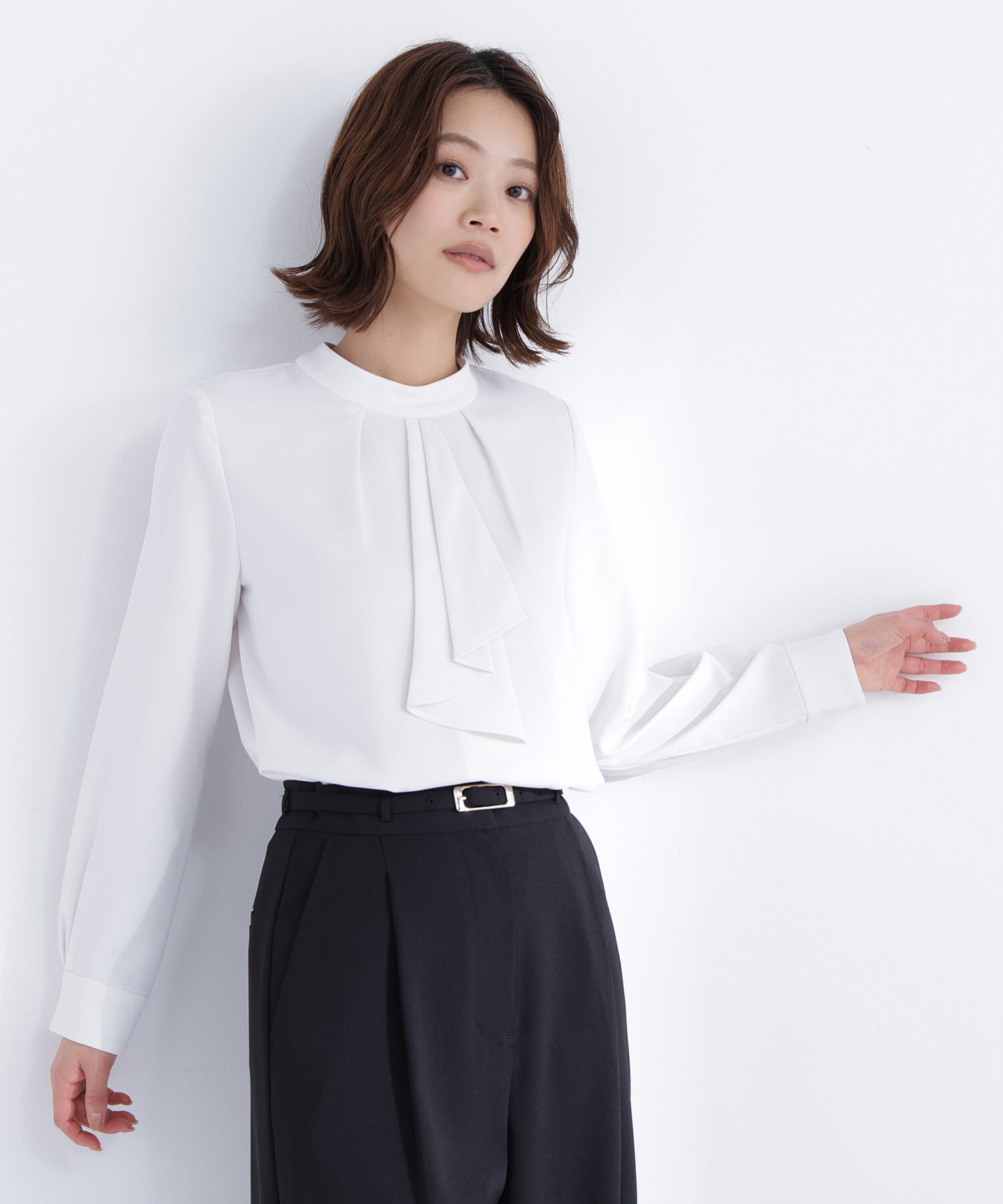  「ラッフルボウタイブラウス」|シャツ・ブラウス|