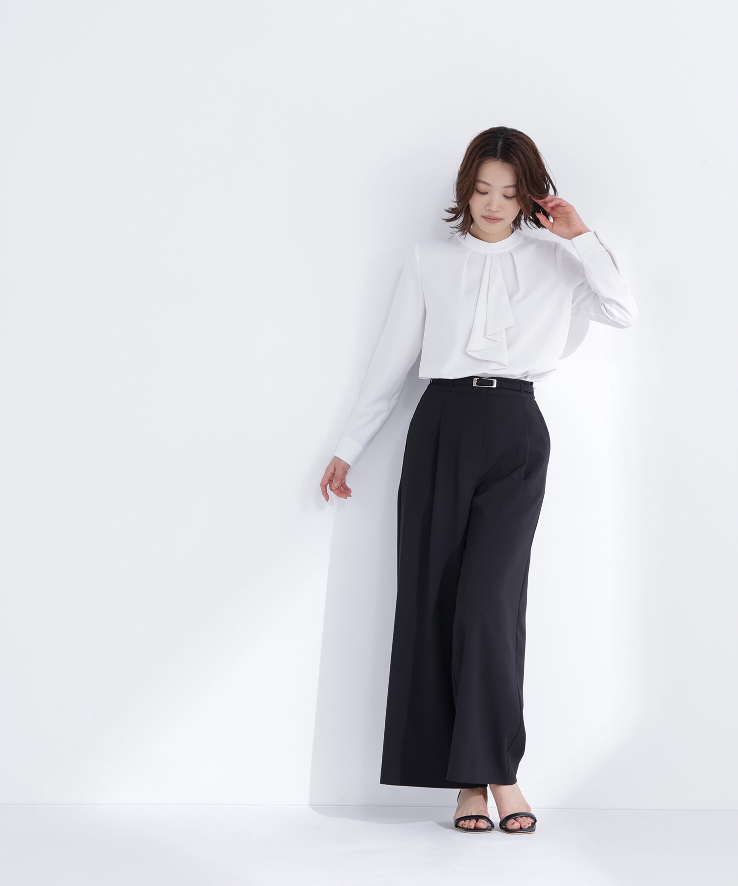  「ラッフルボウタイブラウス」|シャツ・ブラウス|