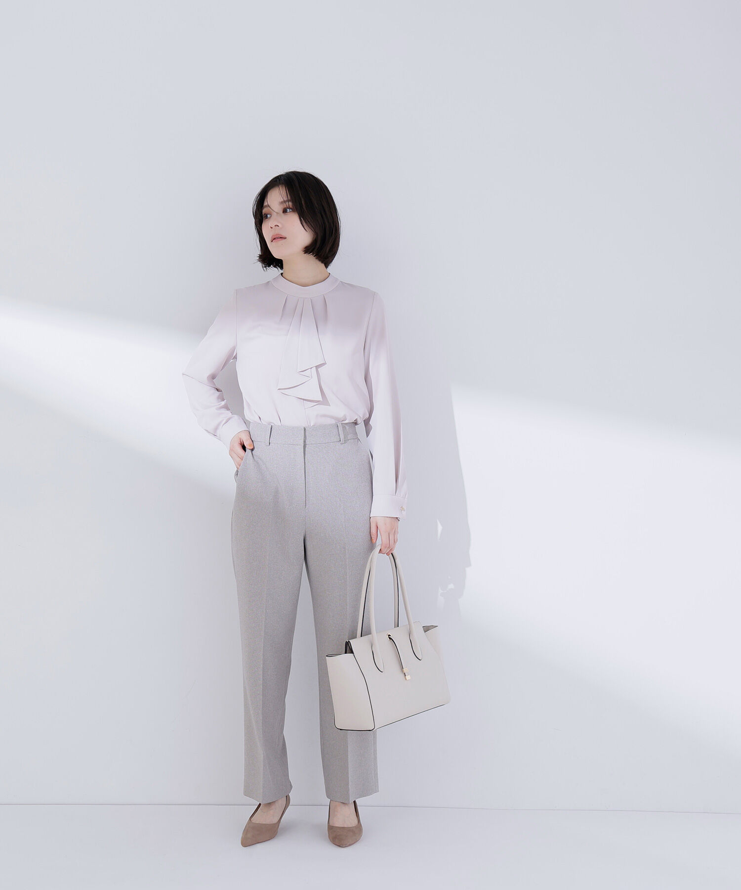  「ラッフルボウタイブラウス」|シャツ・ブラウス|