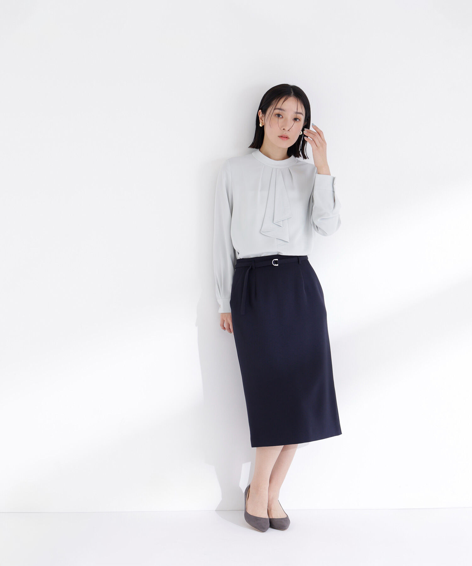  「ラッフルボウタイブラウス」|シャツ・ブラウス|