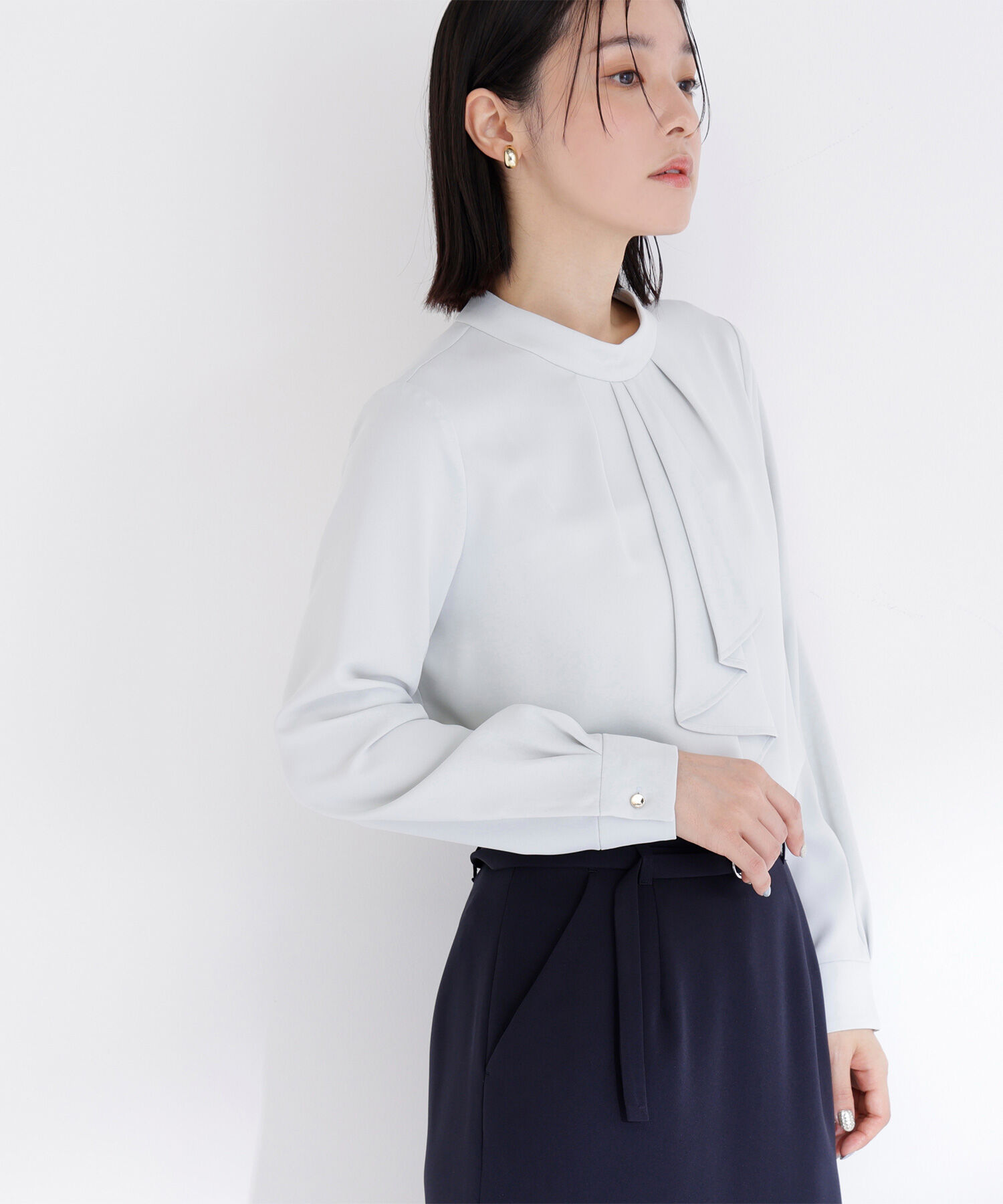  「ラッフルボウタイブラウス」|シャツ・ブラウス|