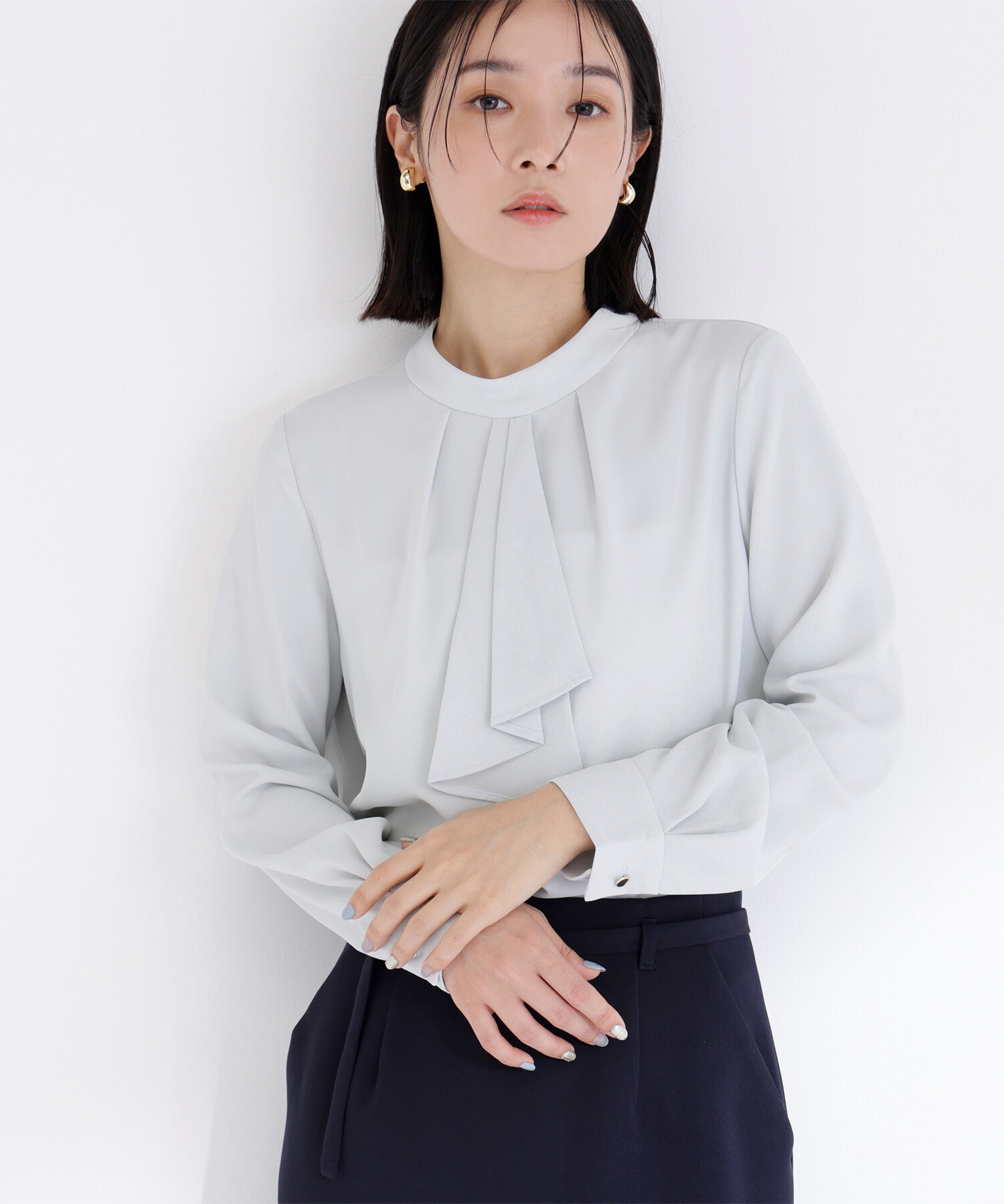  「ラッフルボウタイブラウス」|シャツ・ブラウス|