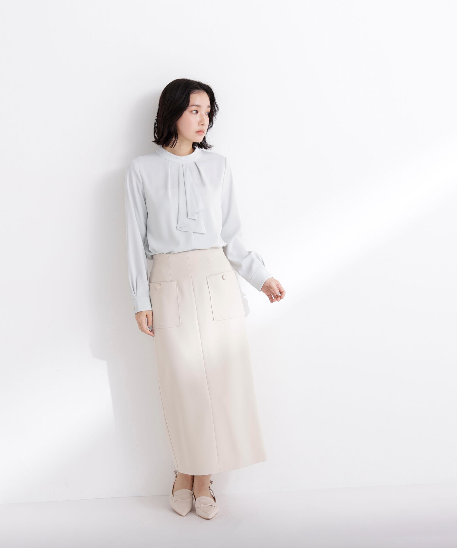  「ラッフルボウタイブラウス」|シャツ・ブラウス|