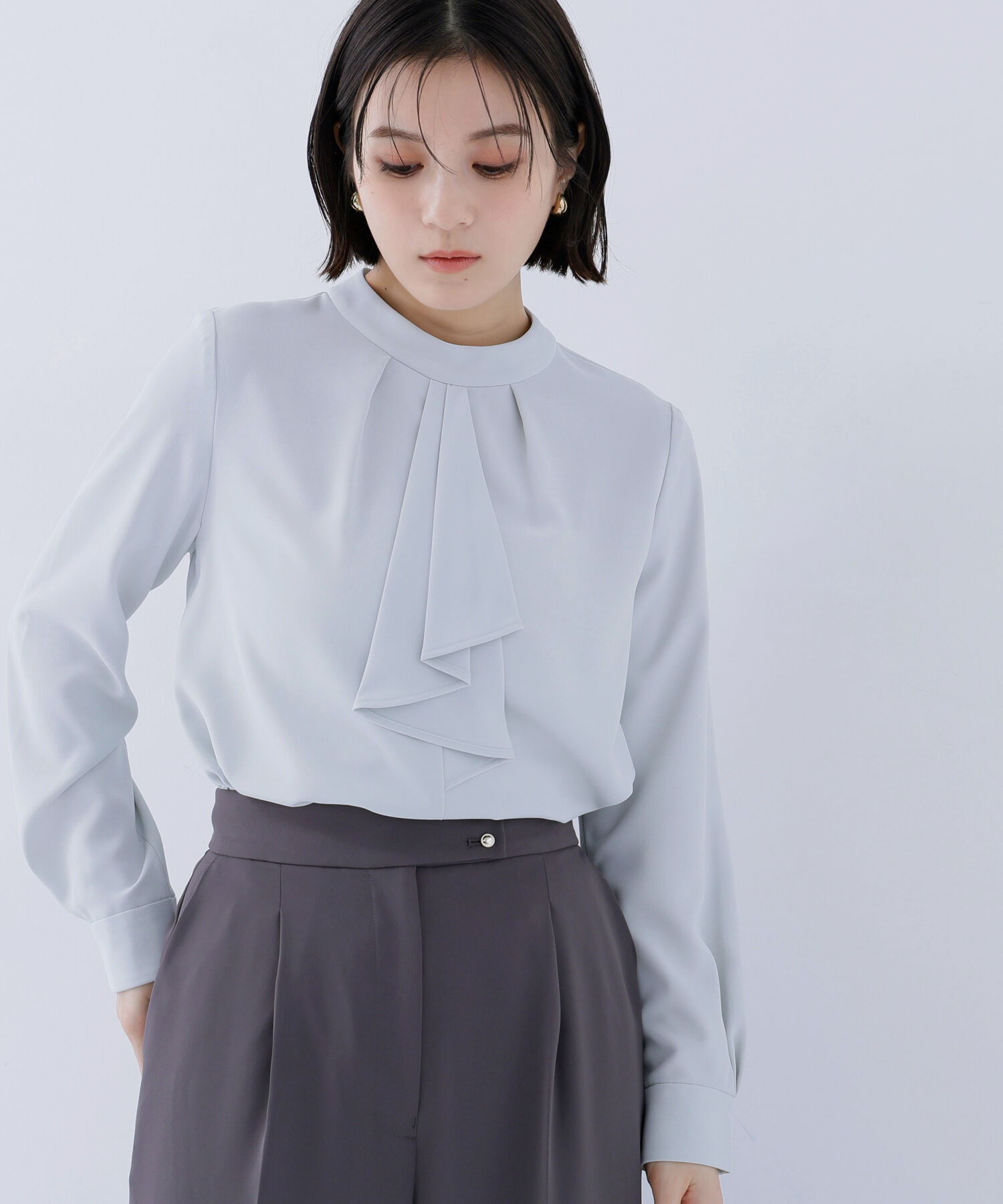  「ラッフルボウタイブラウス」|シャツ・ブラウス|