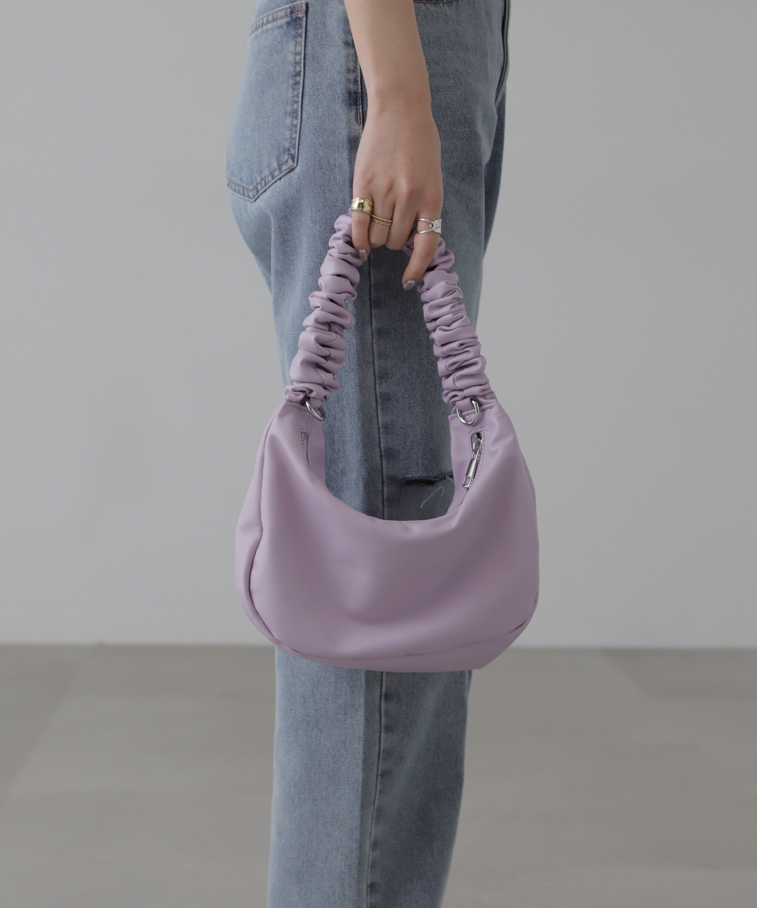  「ルーズハンドルバッグ」|その他|パープル