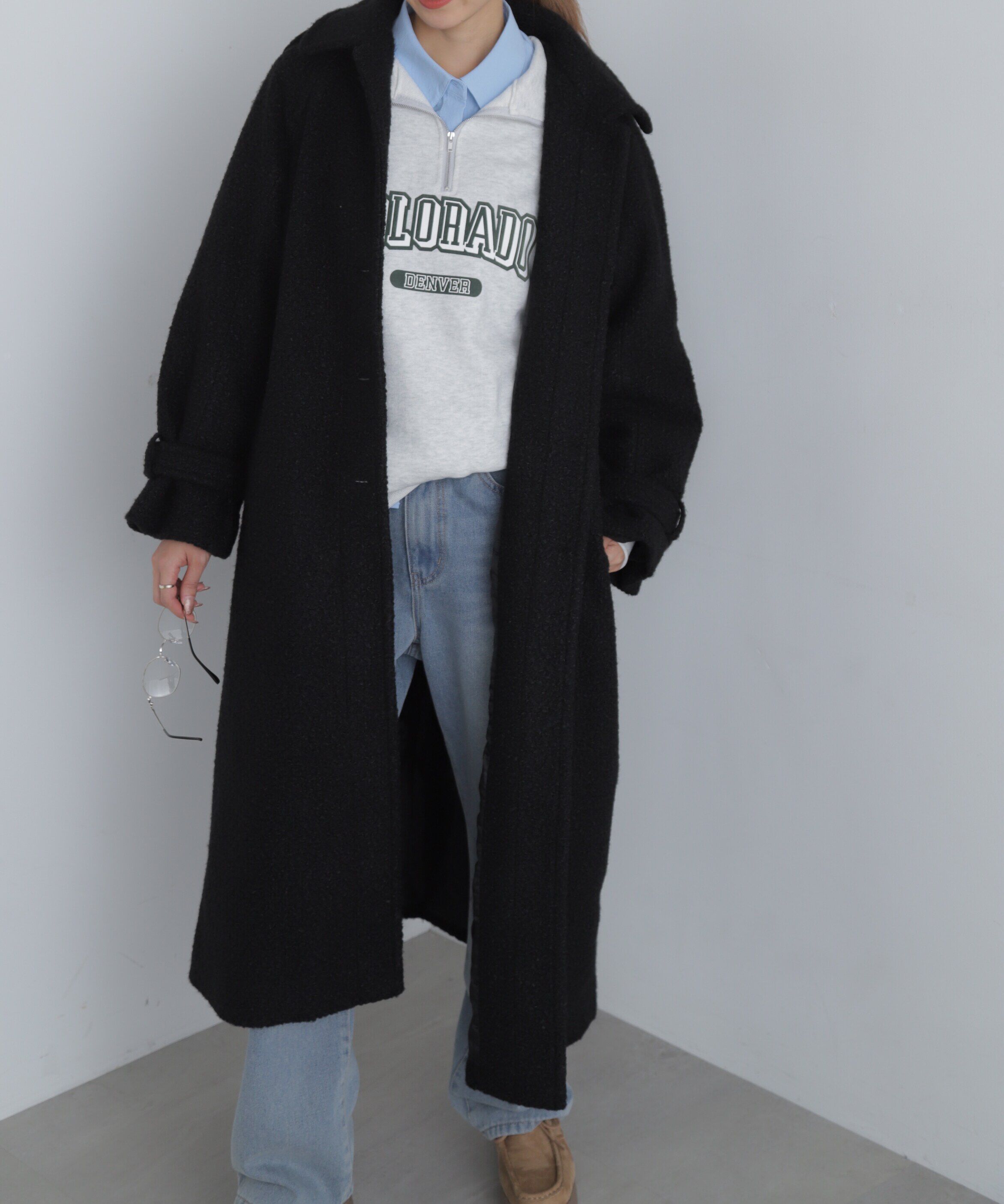  「2wayブークレステンカラーロングコート」|その他|