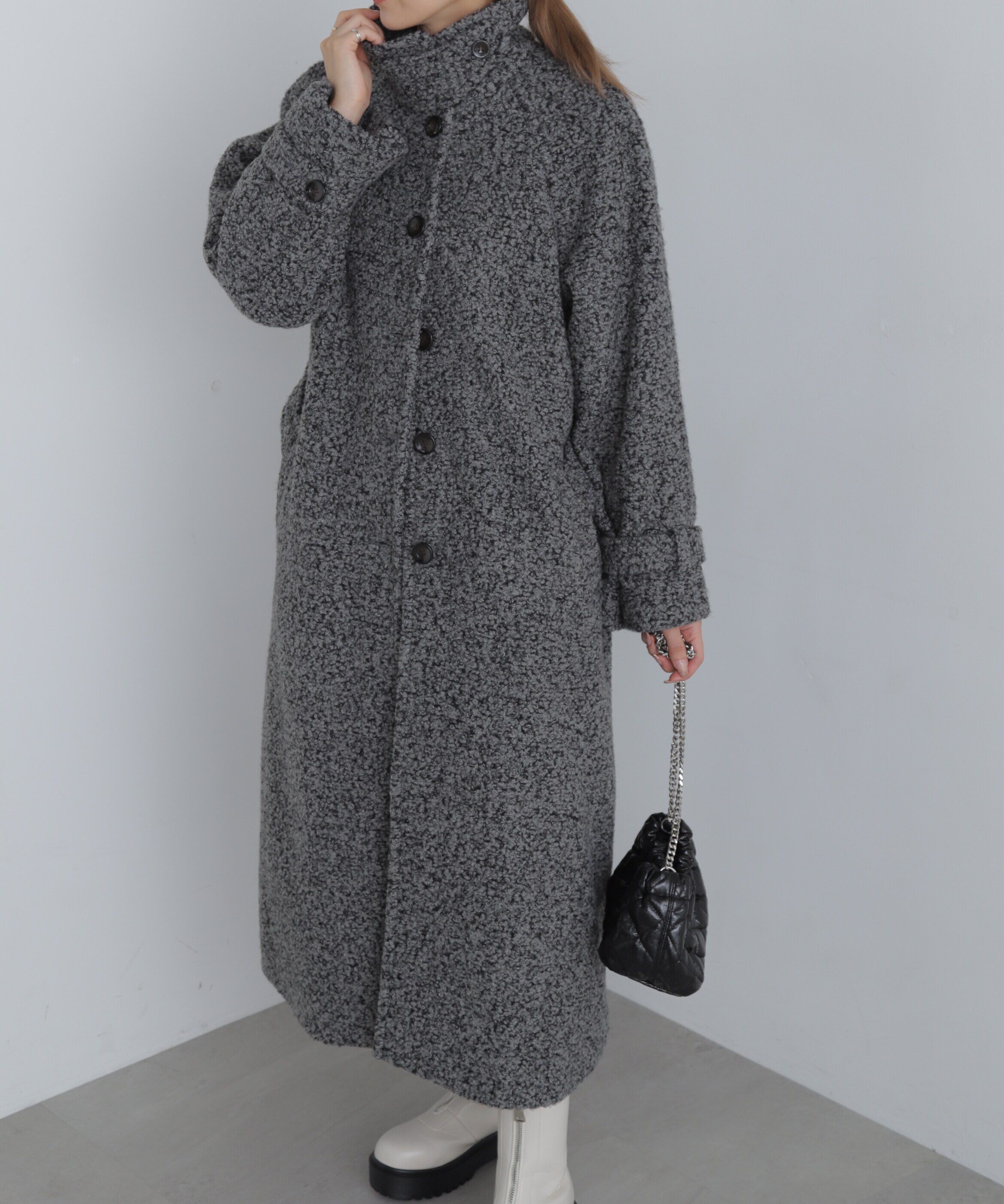  「2wayブークレステンカラーロングコート」|その他|