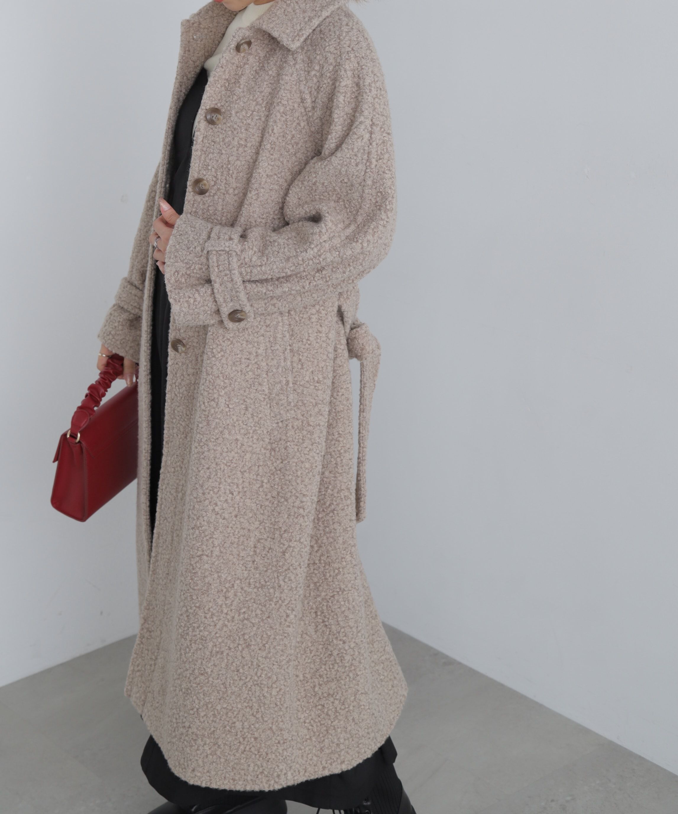  「2wayブークレステンカラーロングコート」|その他|