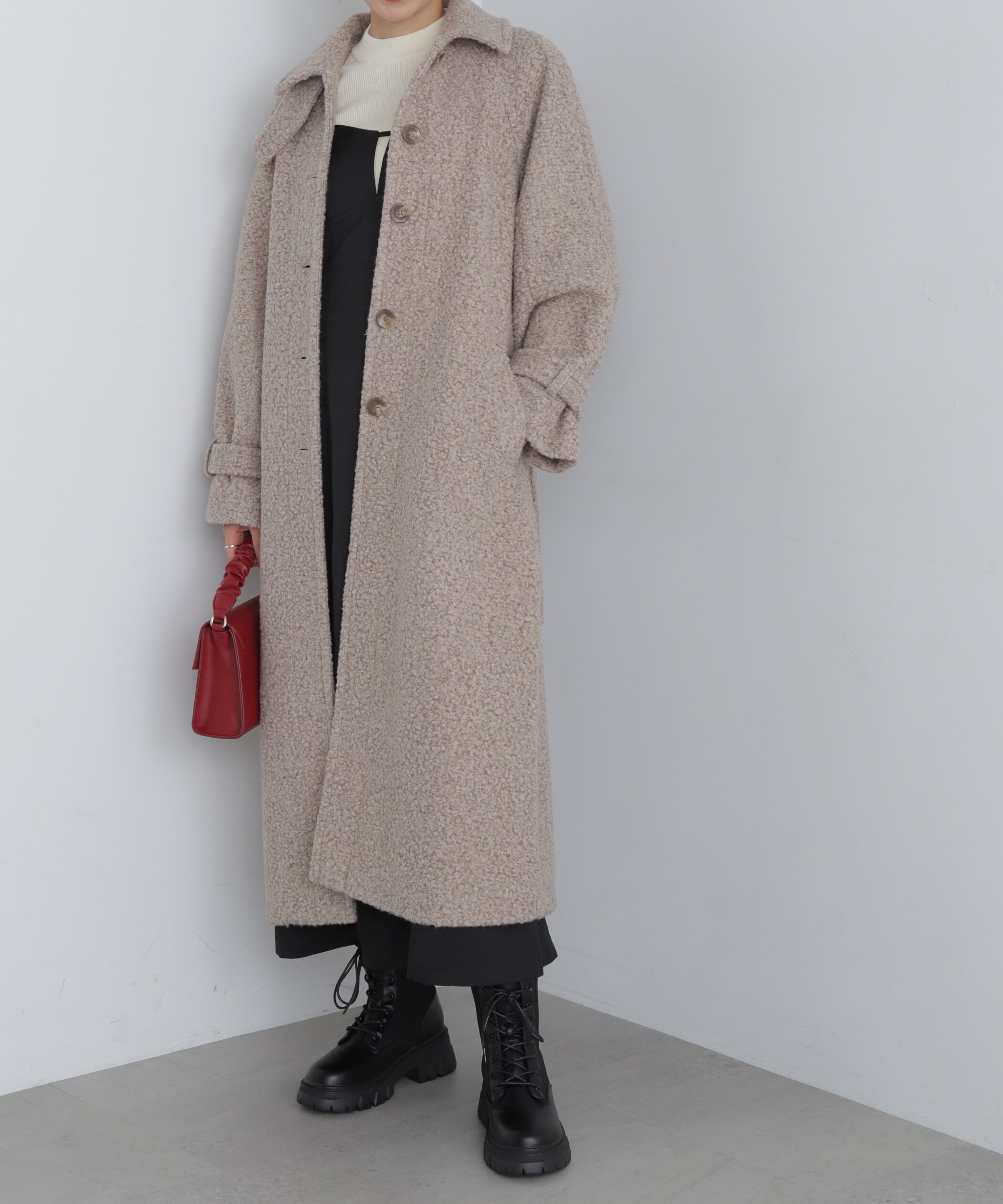  「2wayブークレステンカラーロングコート」|その他|