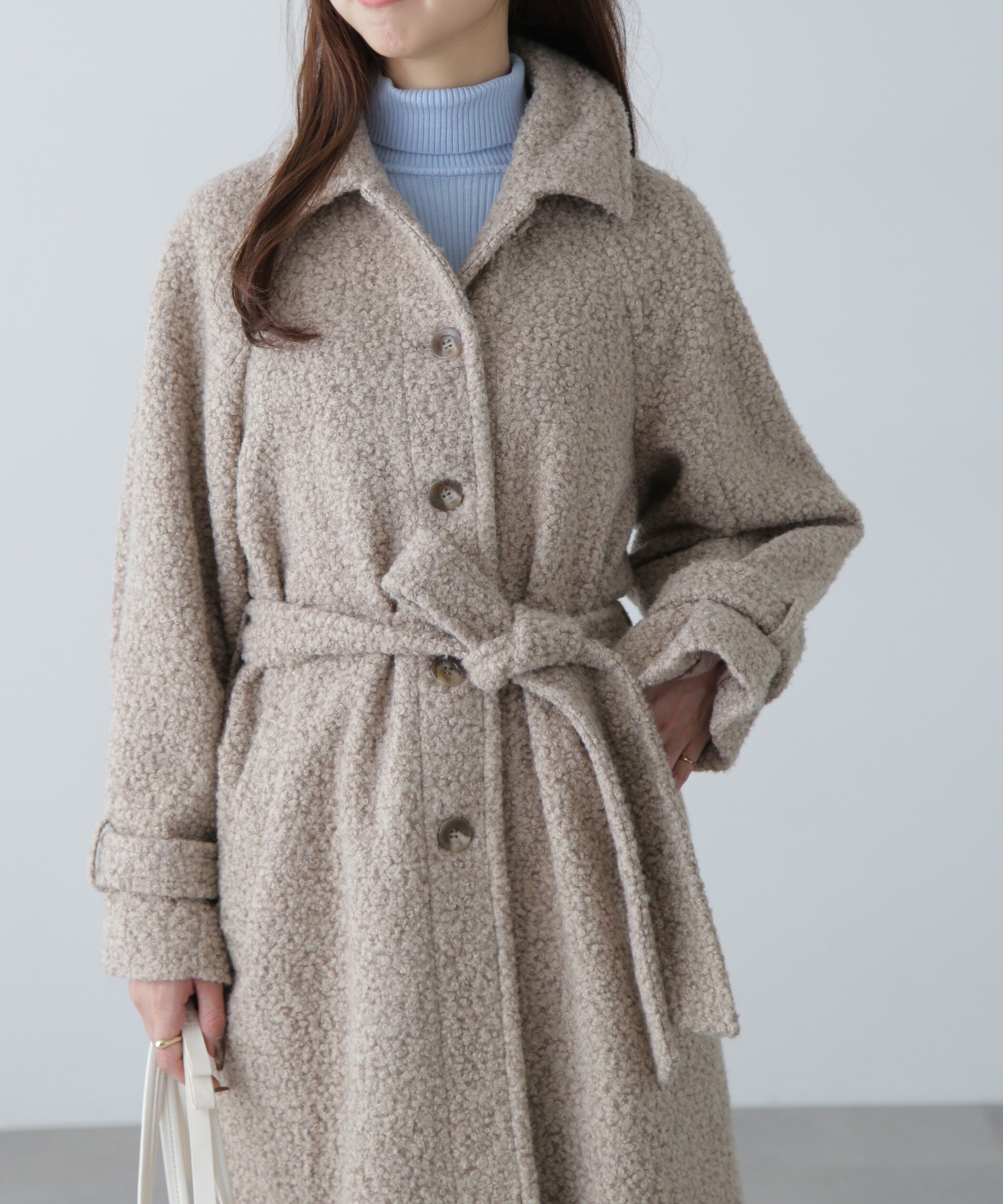  「2wayブークレステンカラーロングコート」|その他|