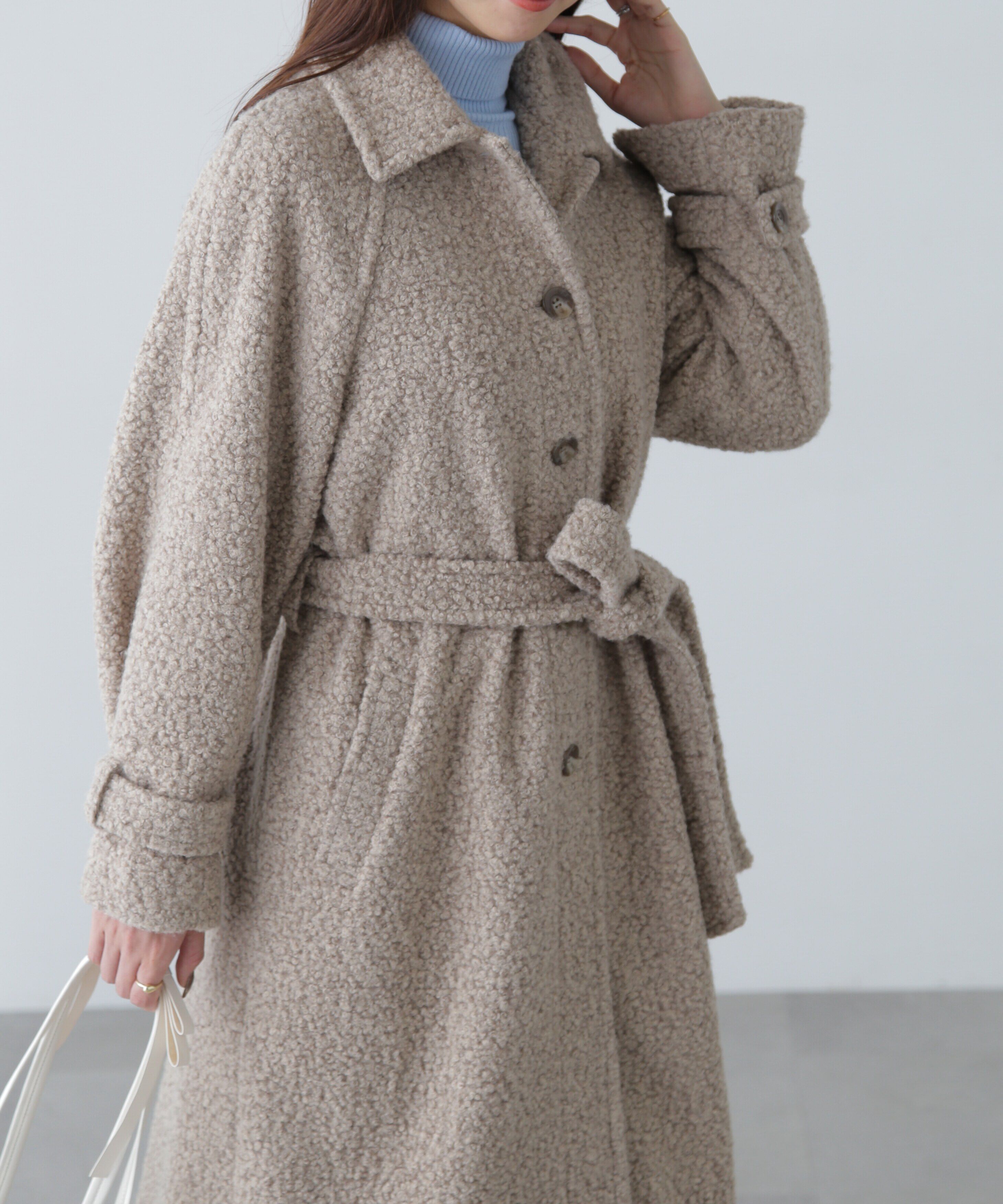  「2wayブークレステンカラーロングコート」|その他|