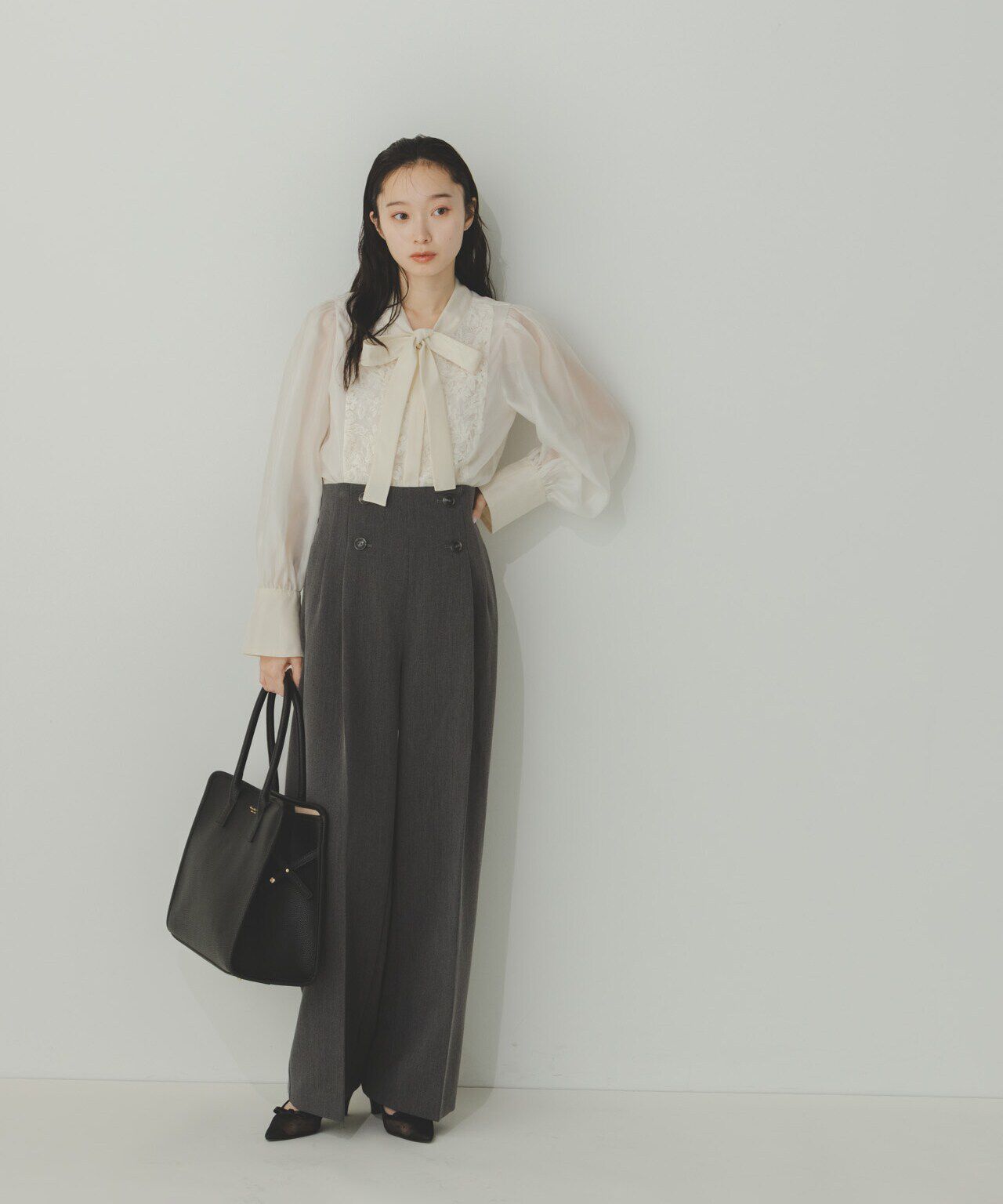  「スコッチ釦ワイドパンツ」|その他|