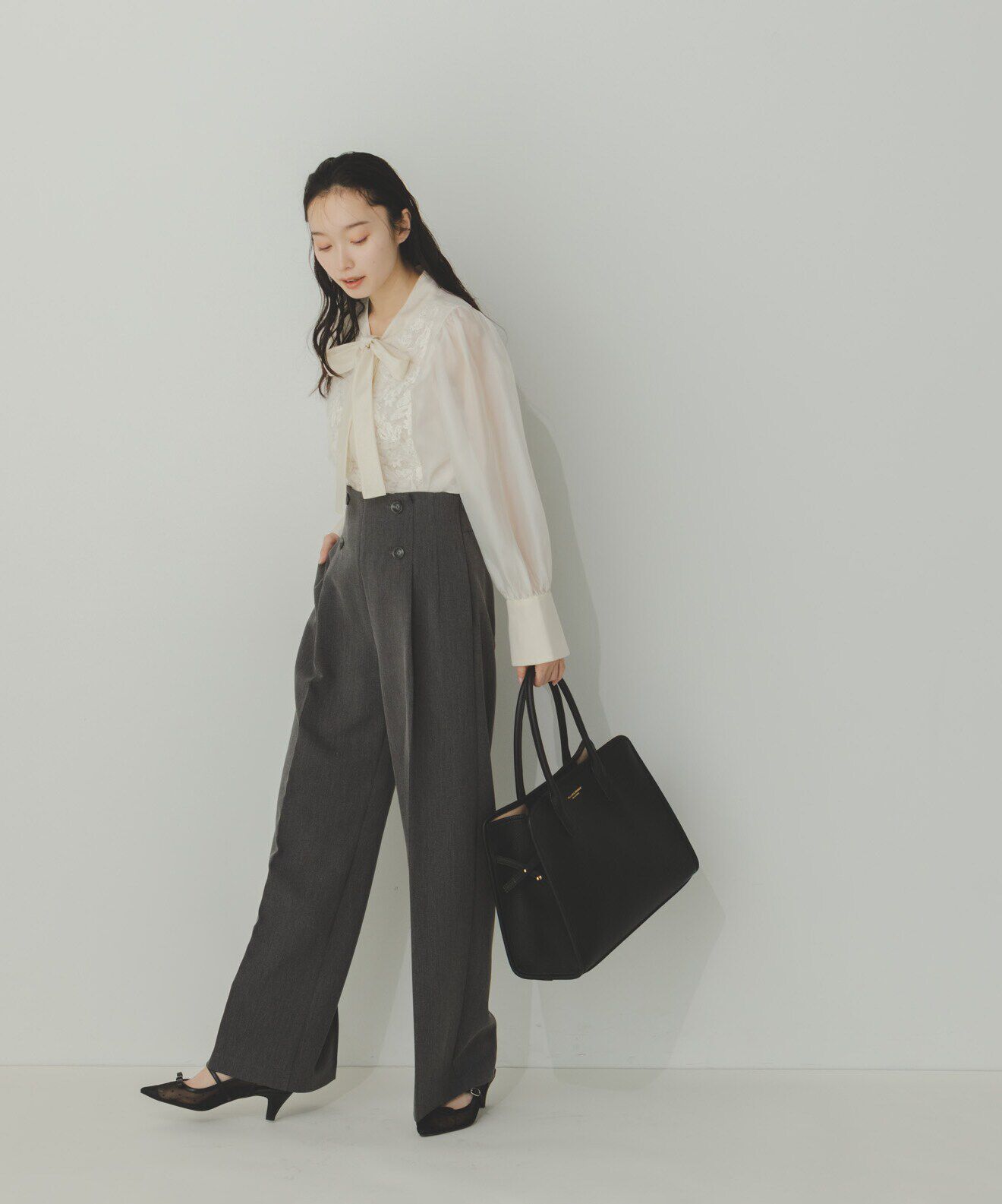  「スコッチ釦ワイドパンツ」|その他|