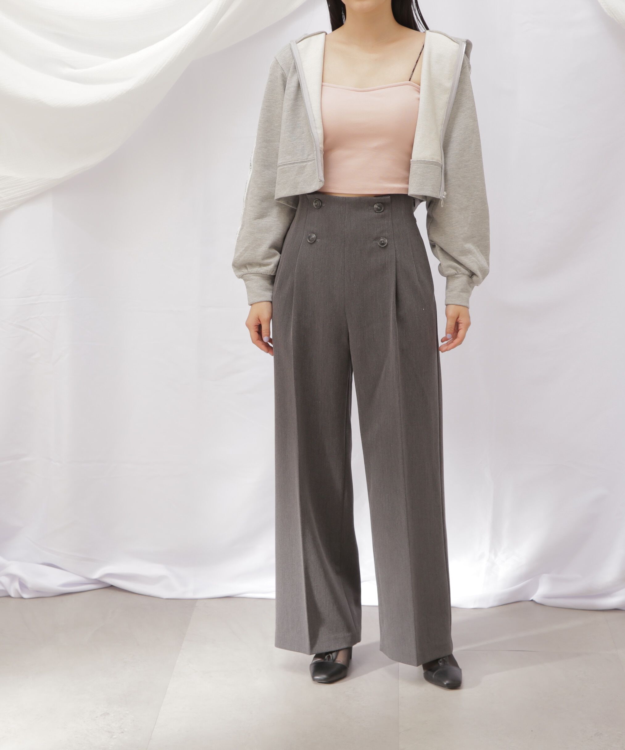  「スコッチ釦ワイドパンツ」|その他|