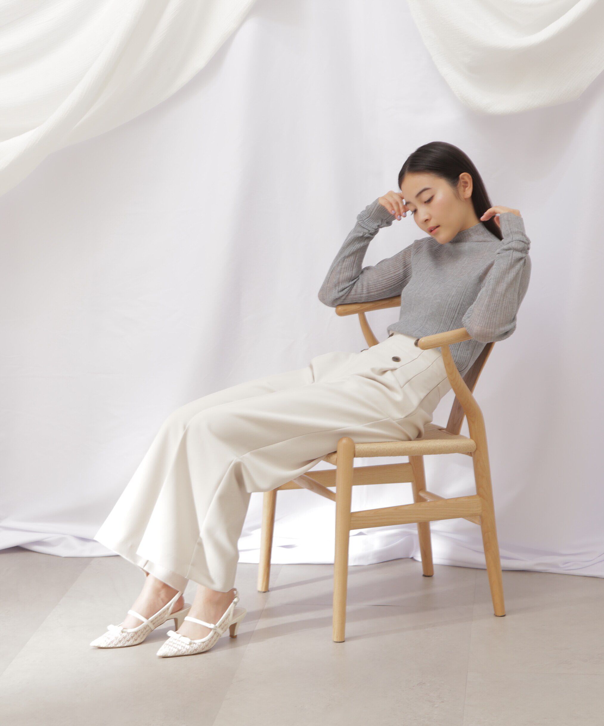  「スコッチ釦ワイドパンツ」|その他|