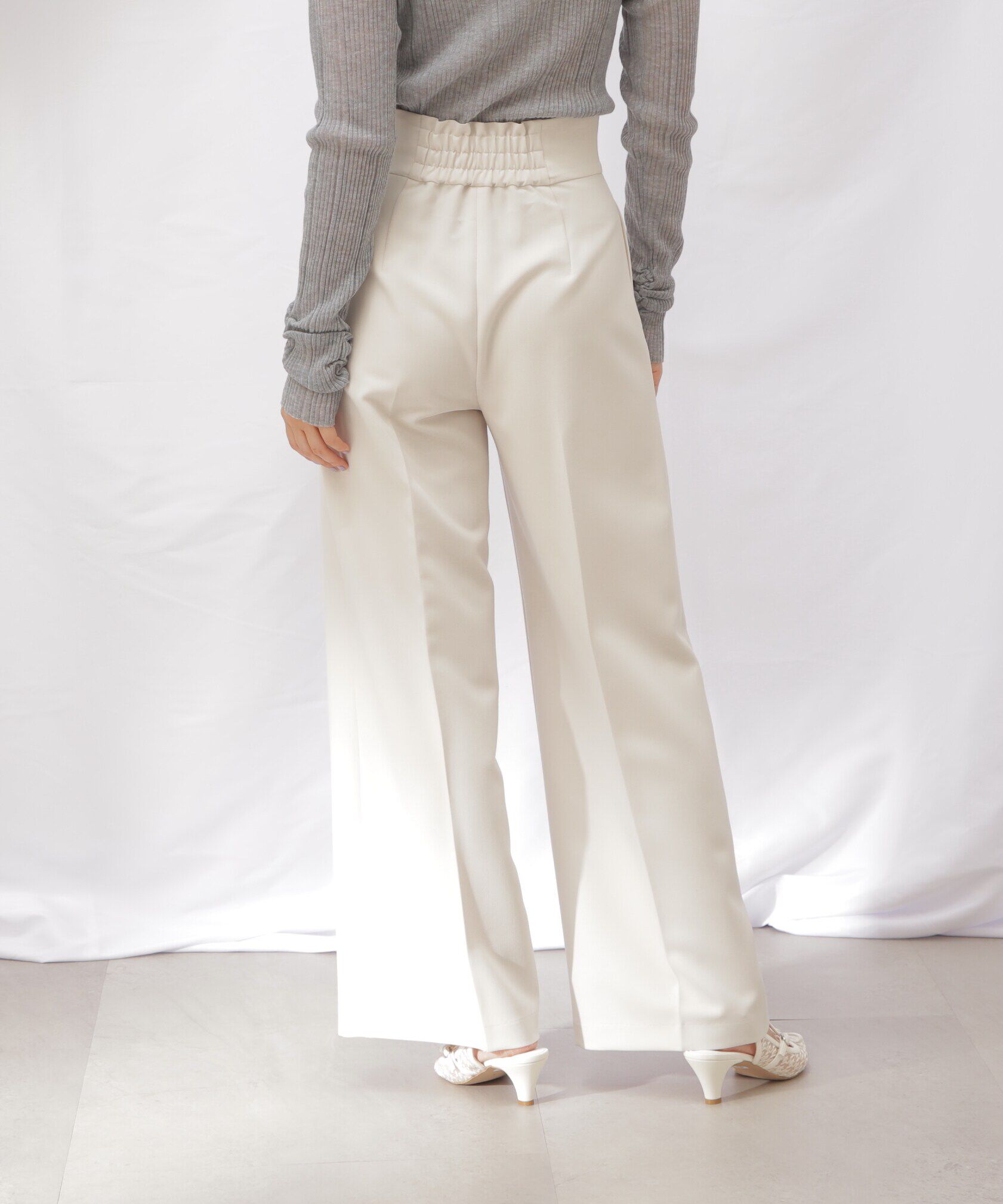  「スコッチ釦ワイドパンツ」|その他|