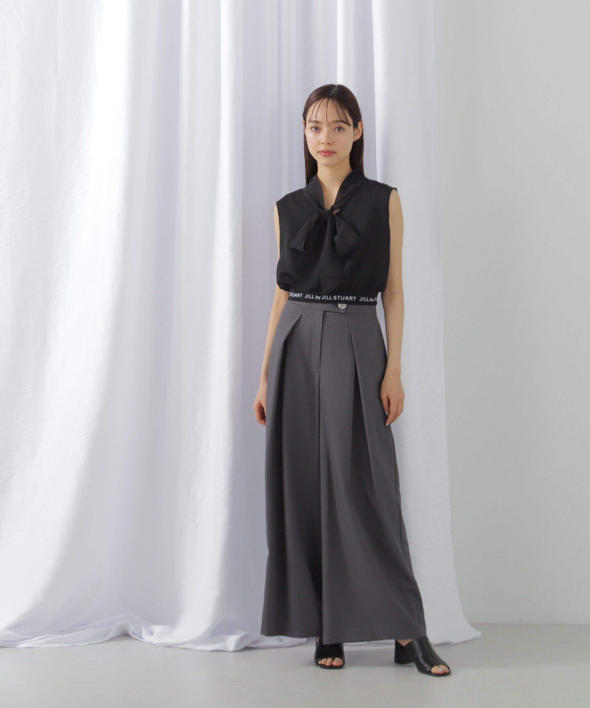  「シアーストライプボウタイブラウス」|シャツ・ブラウス|