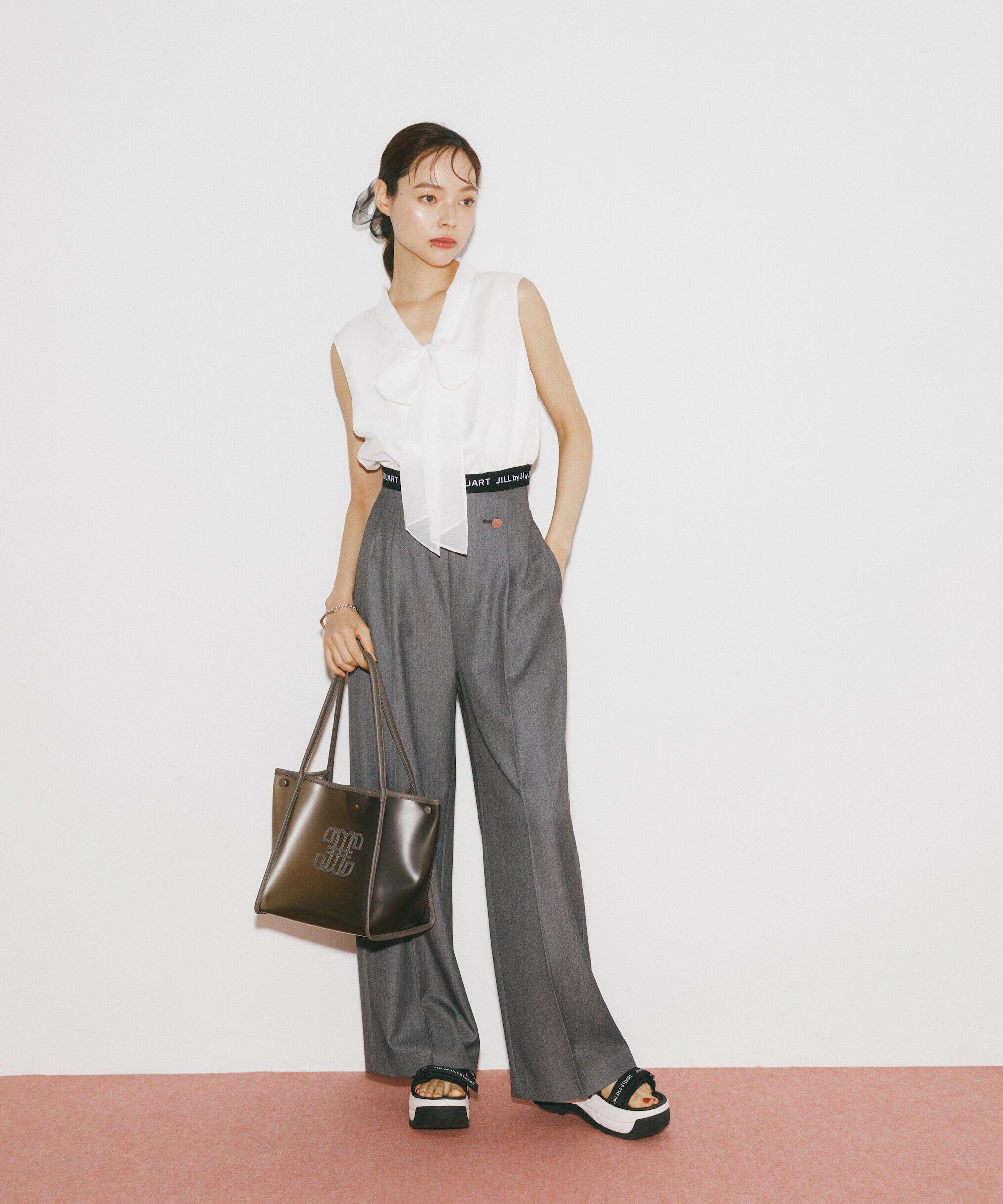  「シアーストライプボウタイブラウス」|シャツ・ブラウス|