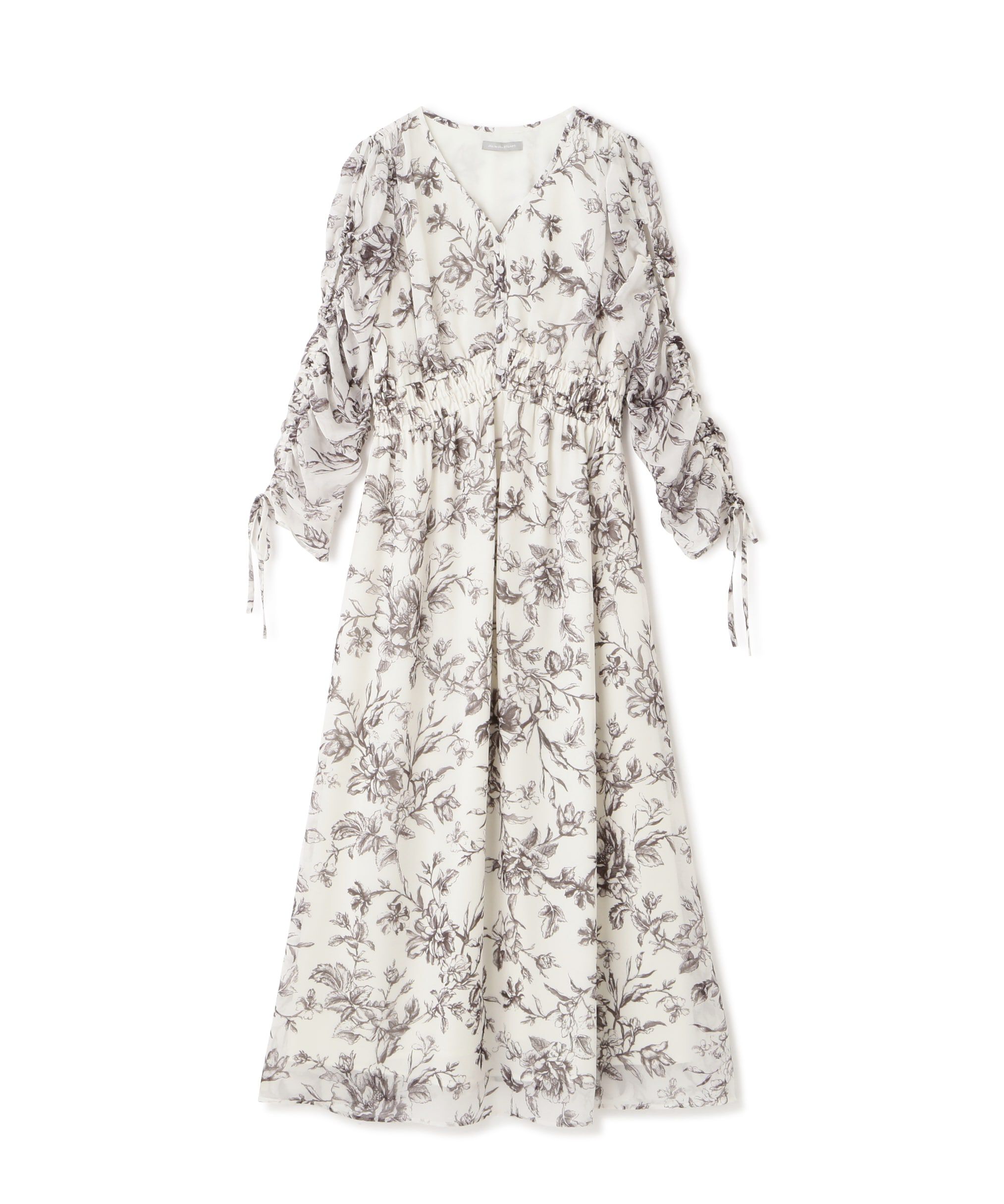  「◇ビッグフラワーシャーリングワンピース　WEB限定カラー：レッド」|ワンピース|