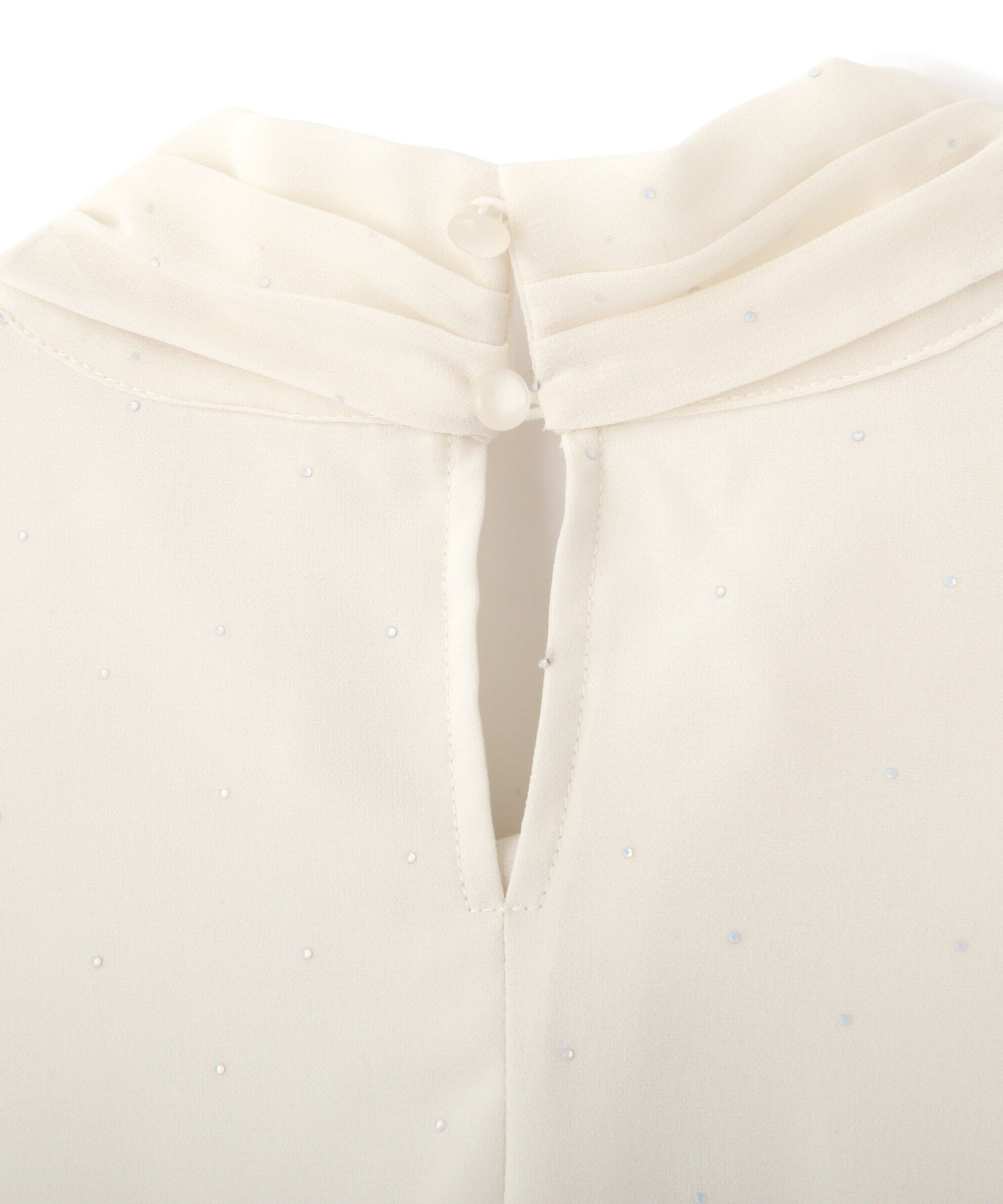  「メタルドットシフォンボウタイブラウス」|シャツ・ブラウス|