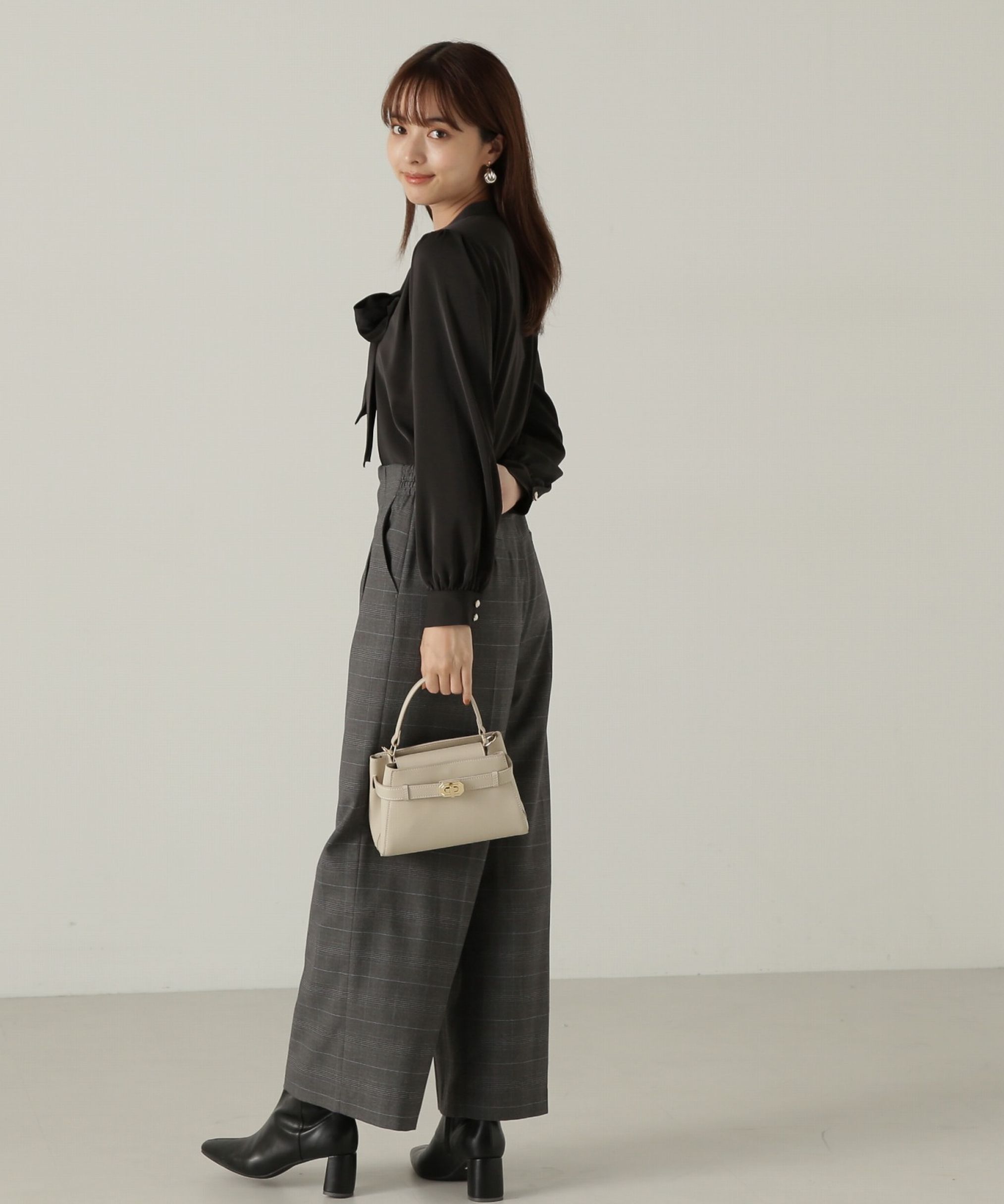 PROPORTION BODY DRESSING「2wayボウタイブラウス24AW」|シャツ・ブラウス|