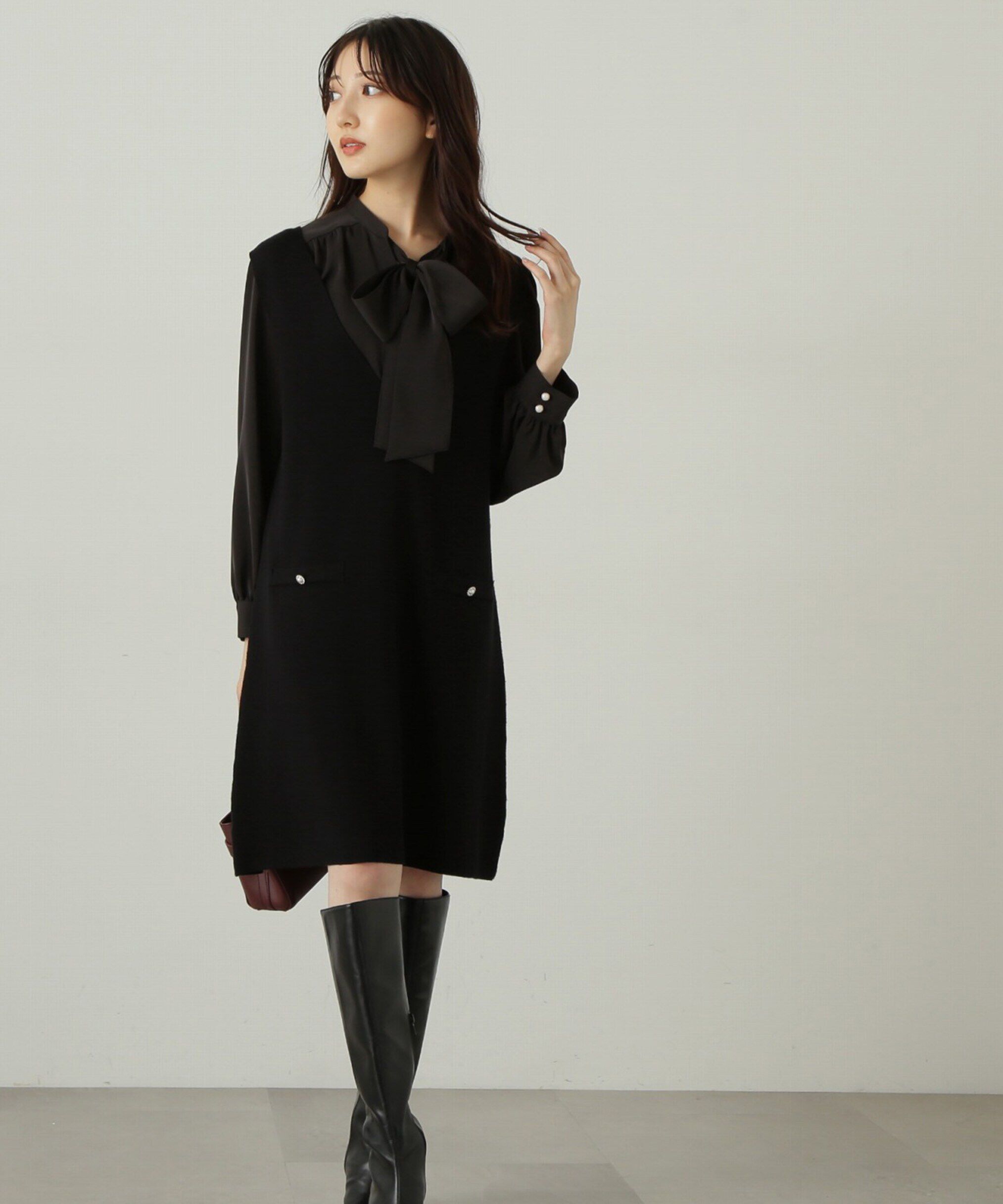PROPORTION BODY DRESSING「2wayボウタイブラウス24AW」|シャツ・ブラウス|