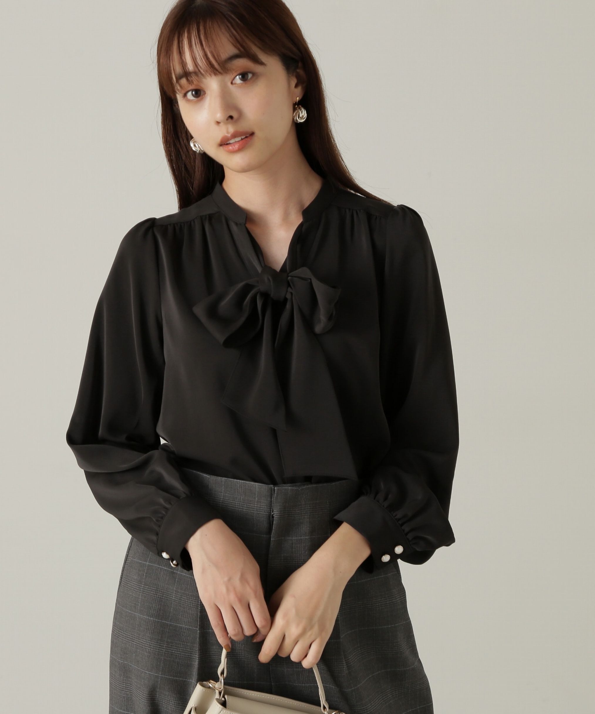 PROPORTION BODY DRESSING「2wayボウタイブラウス24AW」|シャツ・ブラウス|