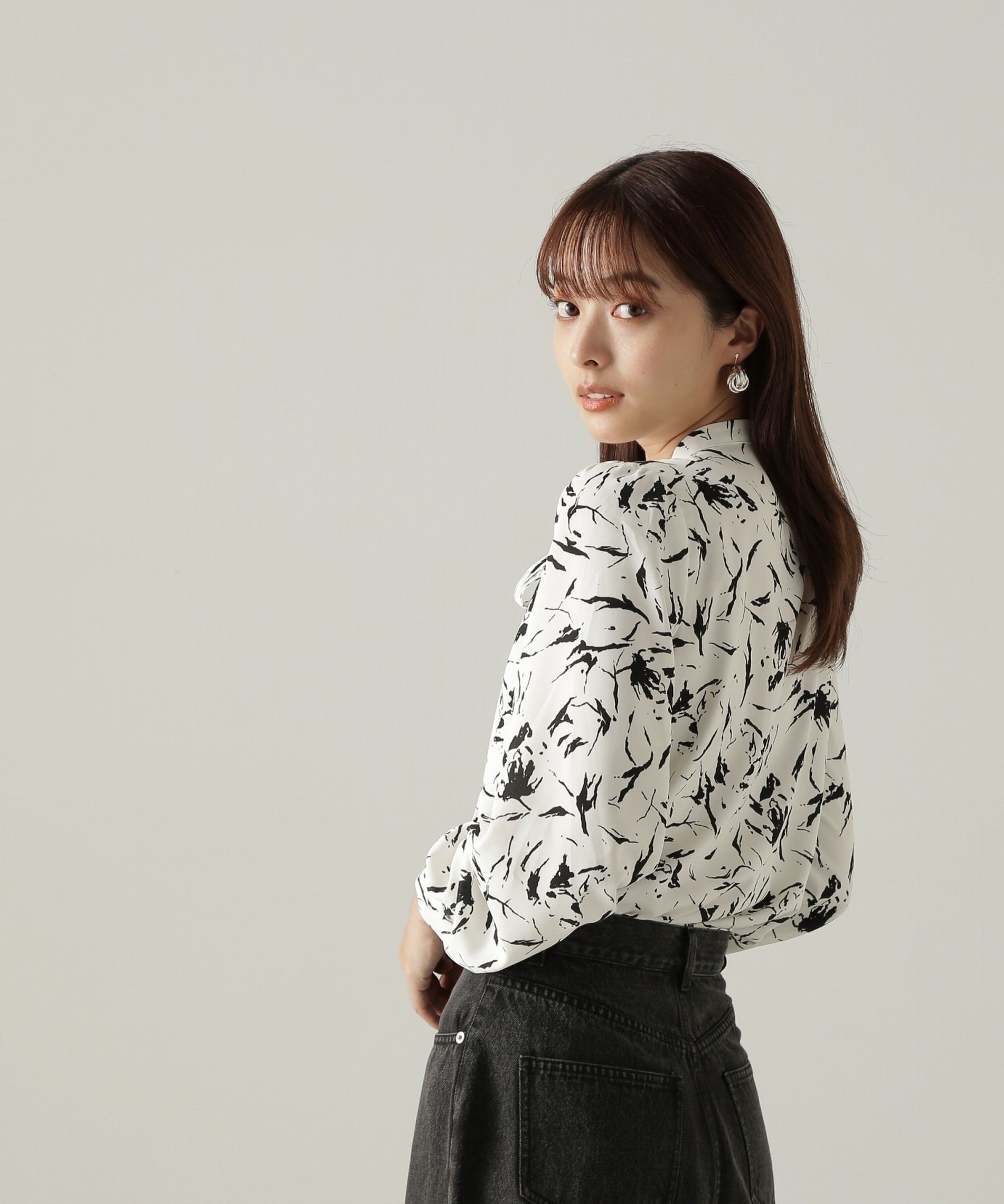 PROPORTION BODY DRESSING「2wayボウタイブラウス24AW」|シャツ・ブラウス|