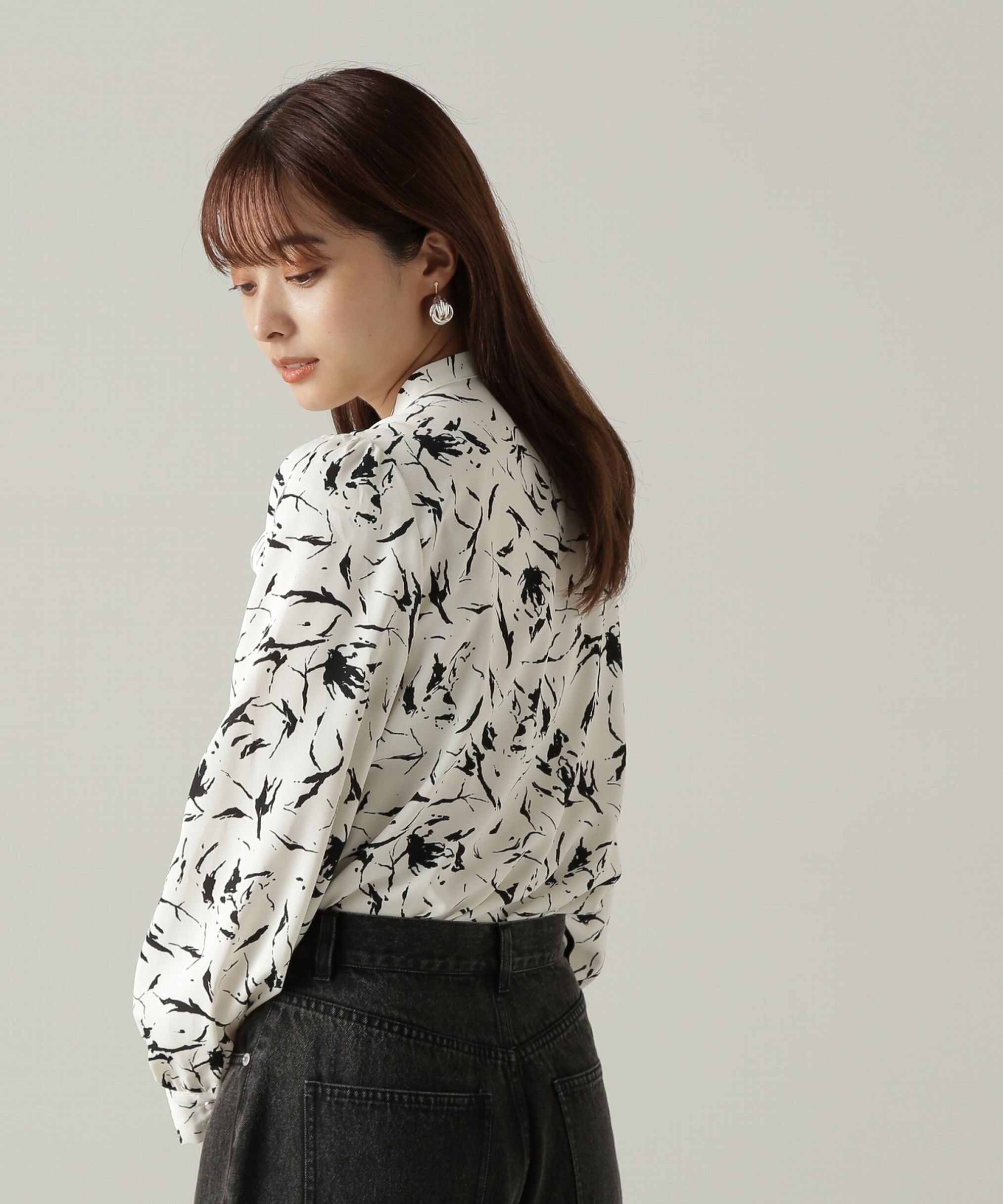 PROPORTION BODY DRESSING「2wayボウタイブラウス24AW」|シャツ・ブラウス|