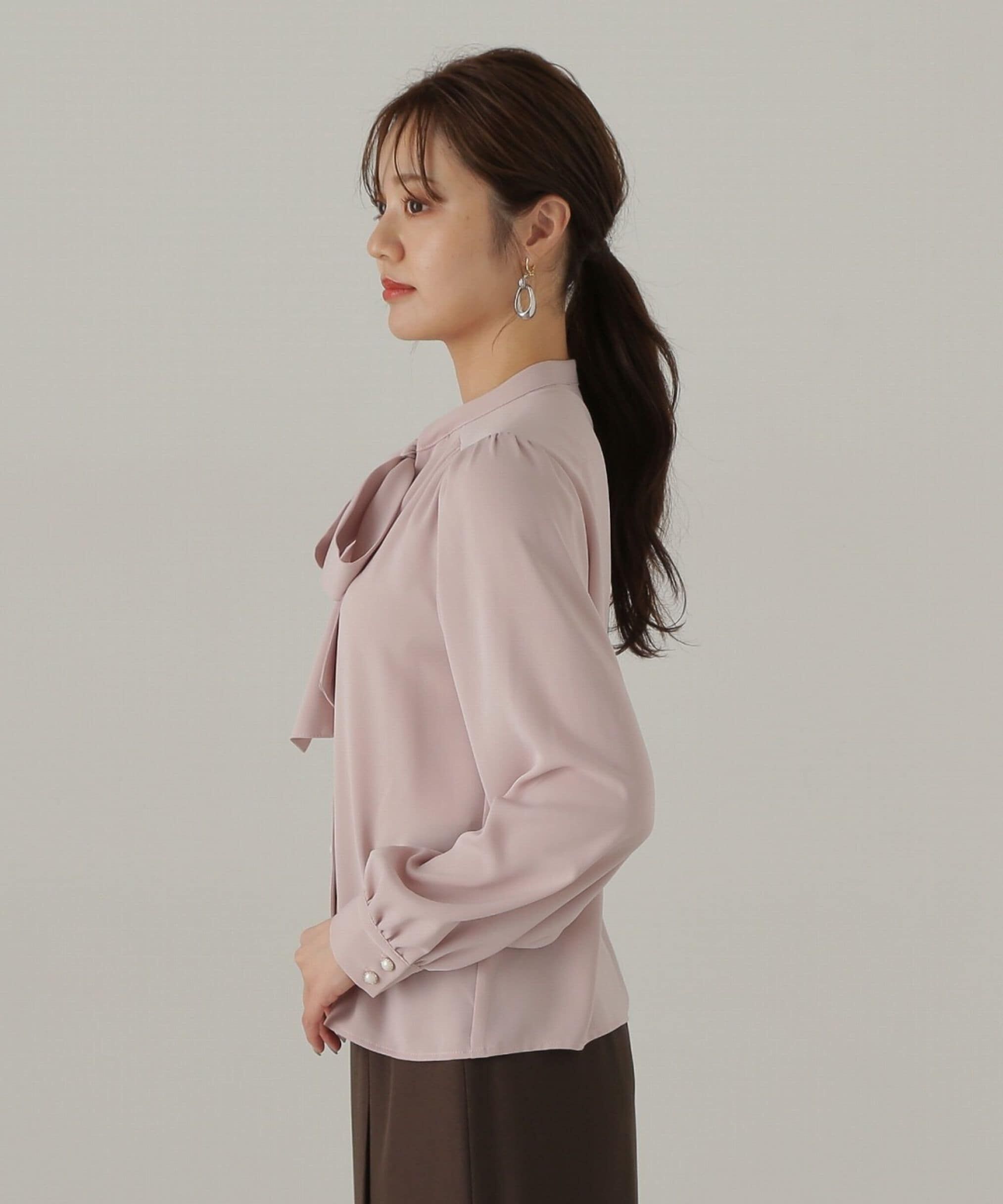 PROPORTION BODY DRESSING「2wayボウタイブラウス24AW」|シャツ・ブラウス|