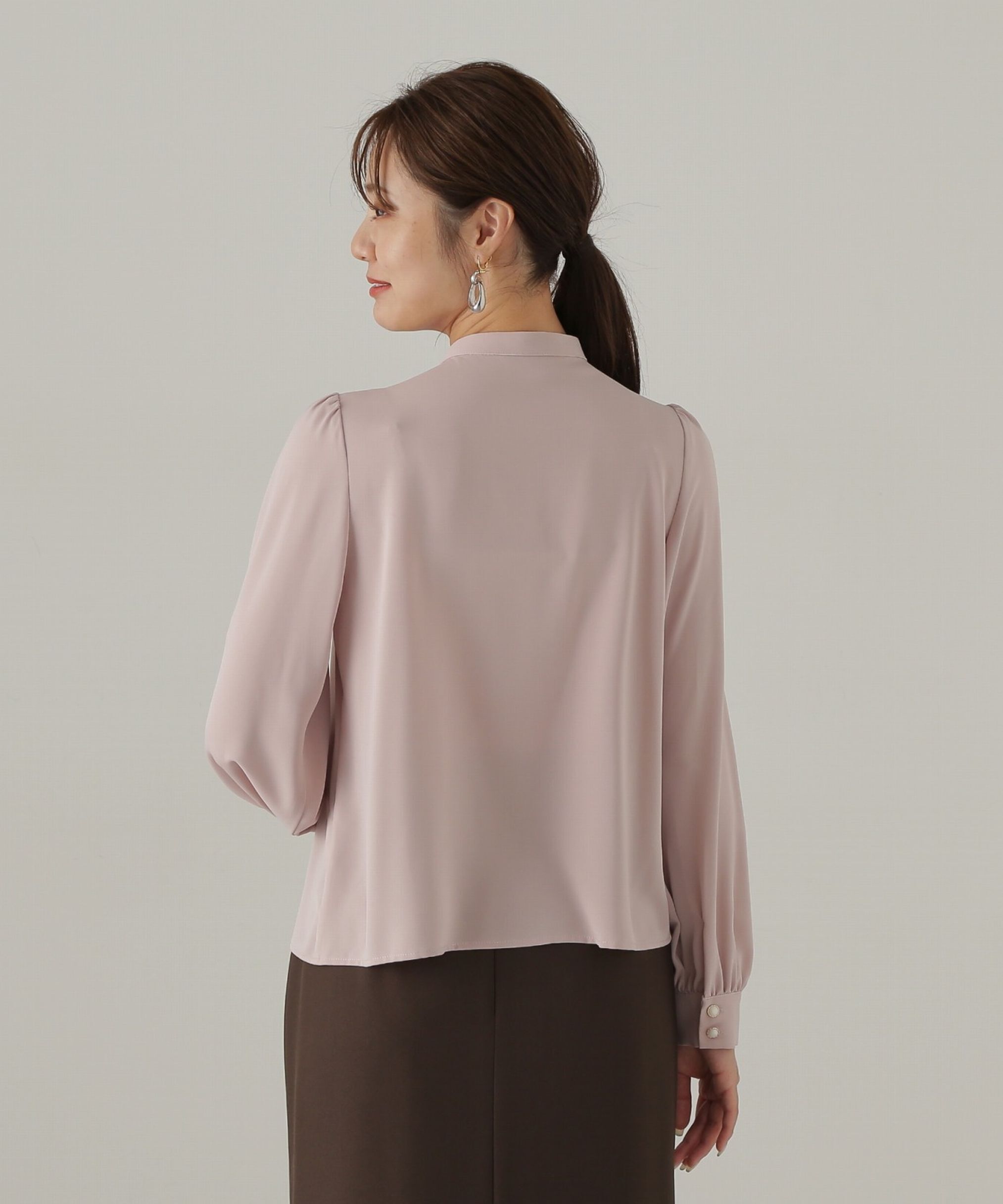 PROPORTION BODY DRESSING「2wayボウタイブラウス24AW」|シャツ・ブラウス|