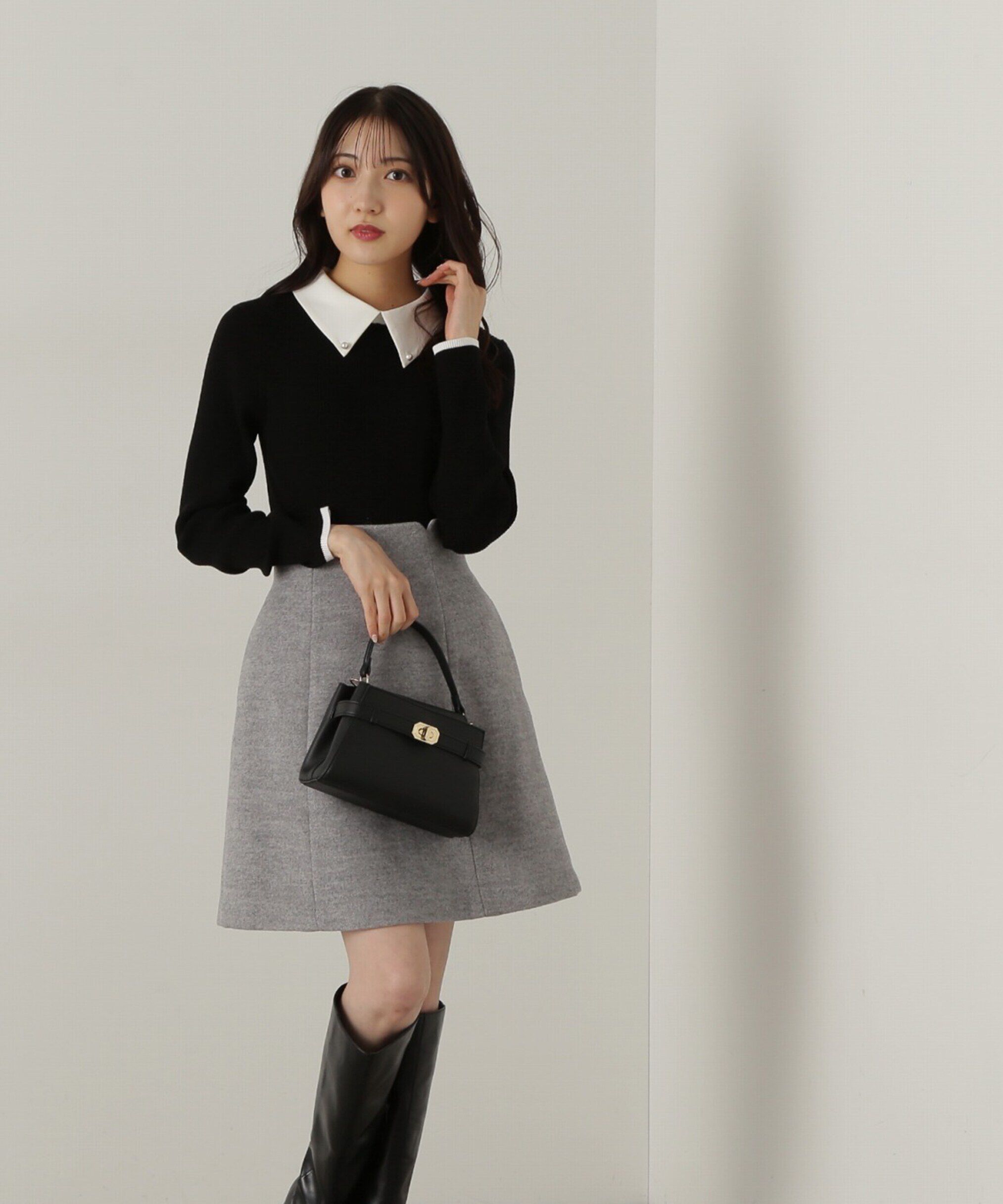 PROPORTION BODY DRESSING「ハイウエストミニスカート」|スカート|