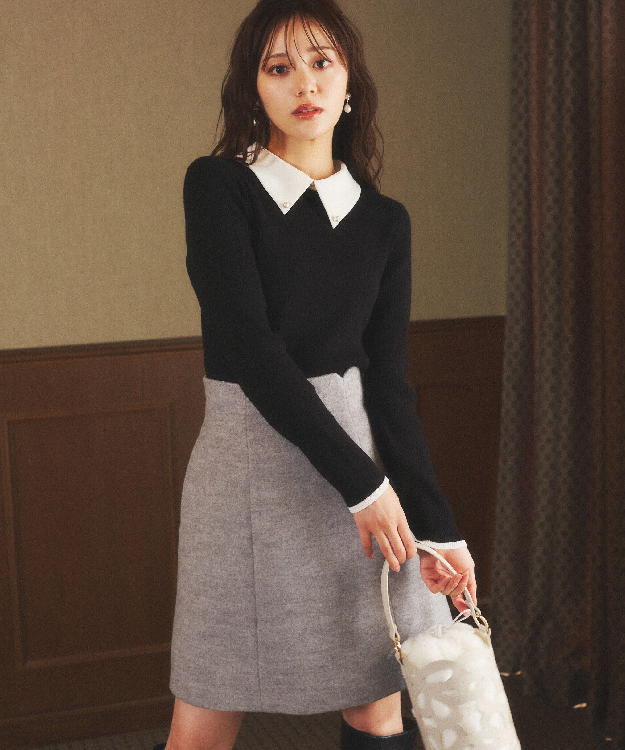 PROPORTION BODY DRESSING「ハイウエストミニスカート」|スカート|