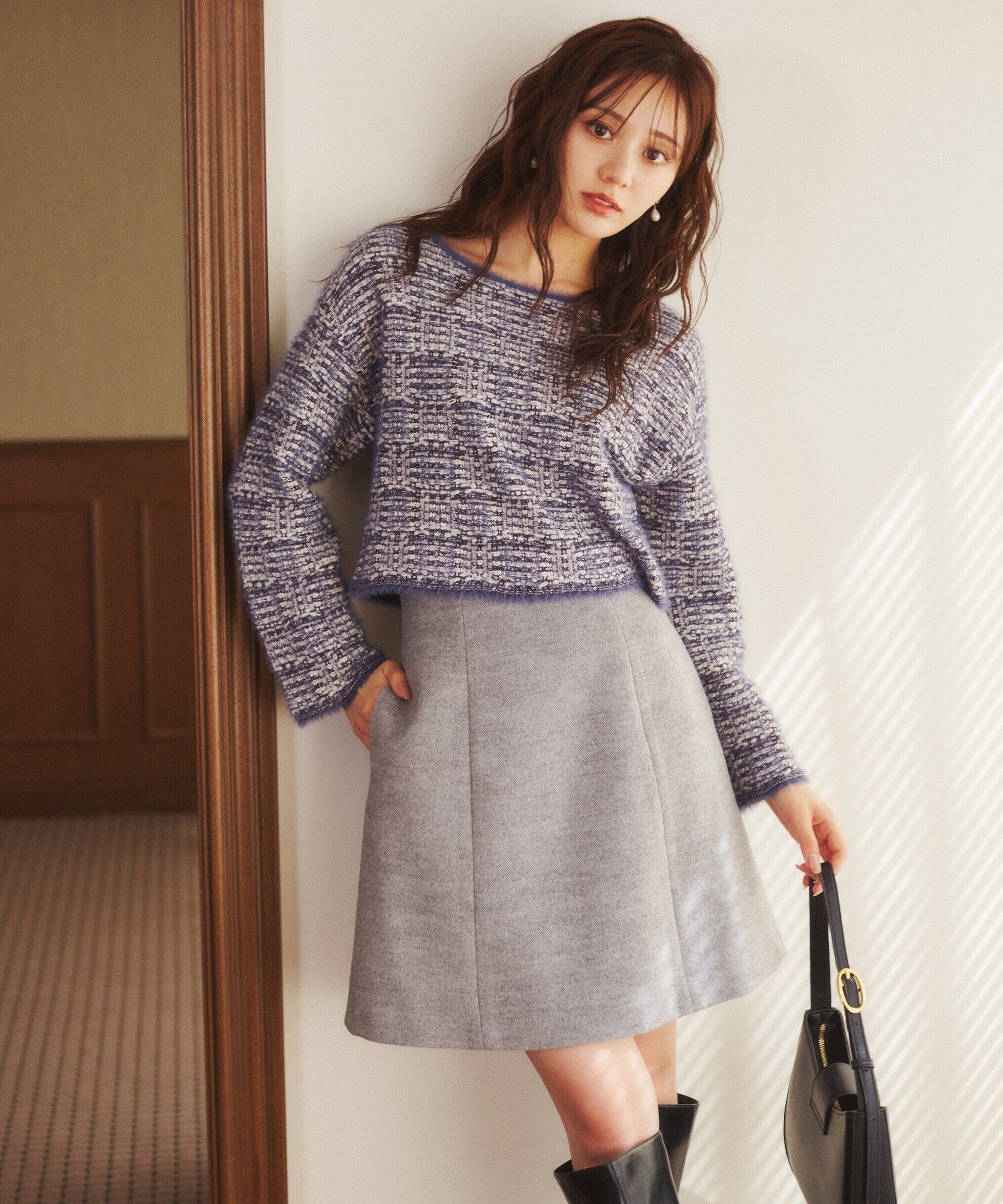 PROPORTION BODY DRESSING「ハイウエストミニスカート」|スカート|