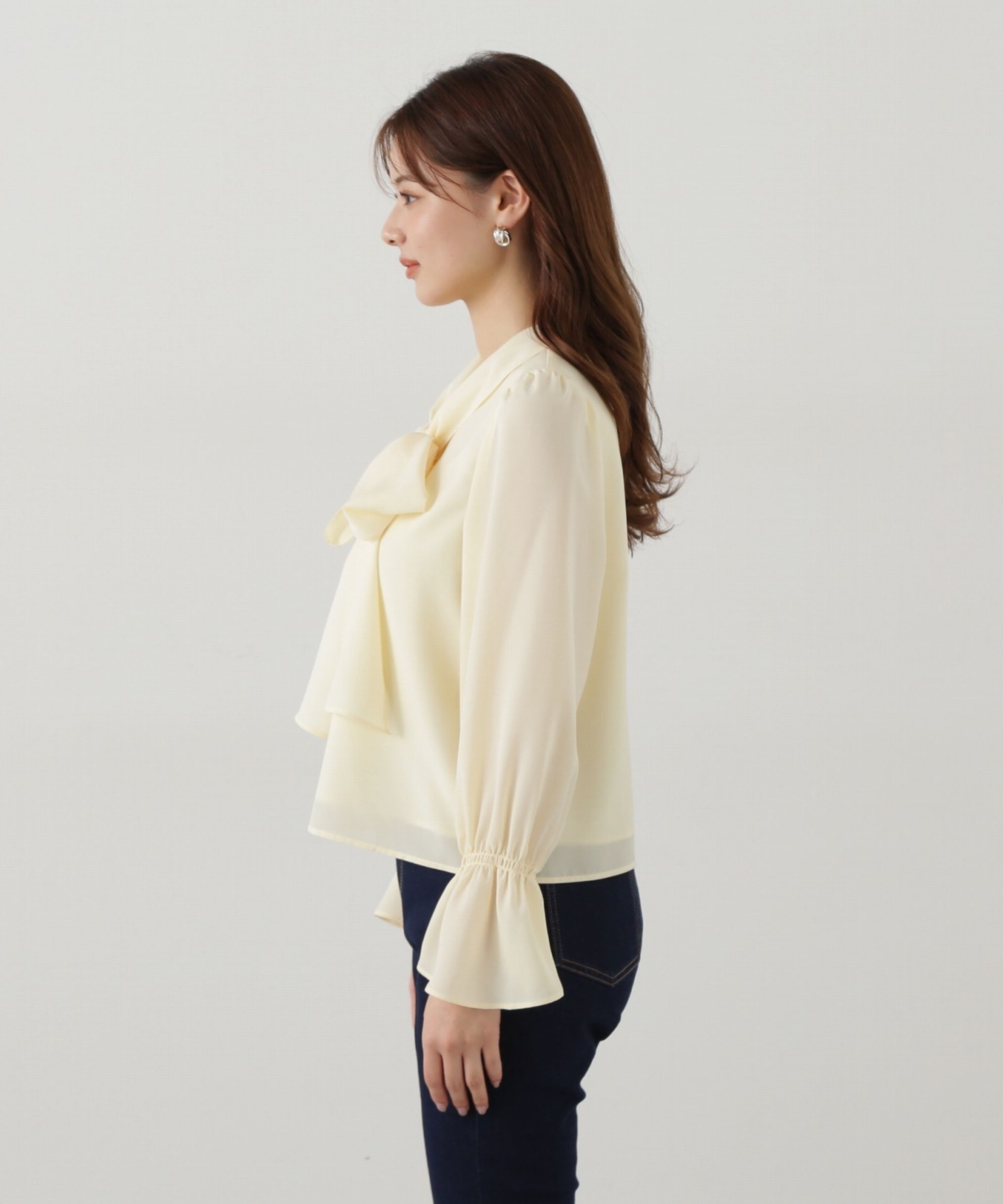 PROPORTION BODY DRESSING「ボウタイリボンブラウス」|シャツ・ブラウス|