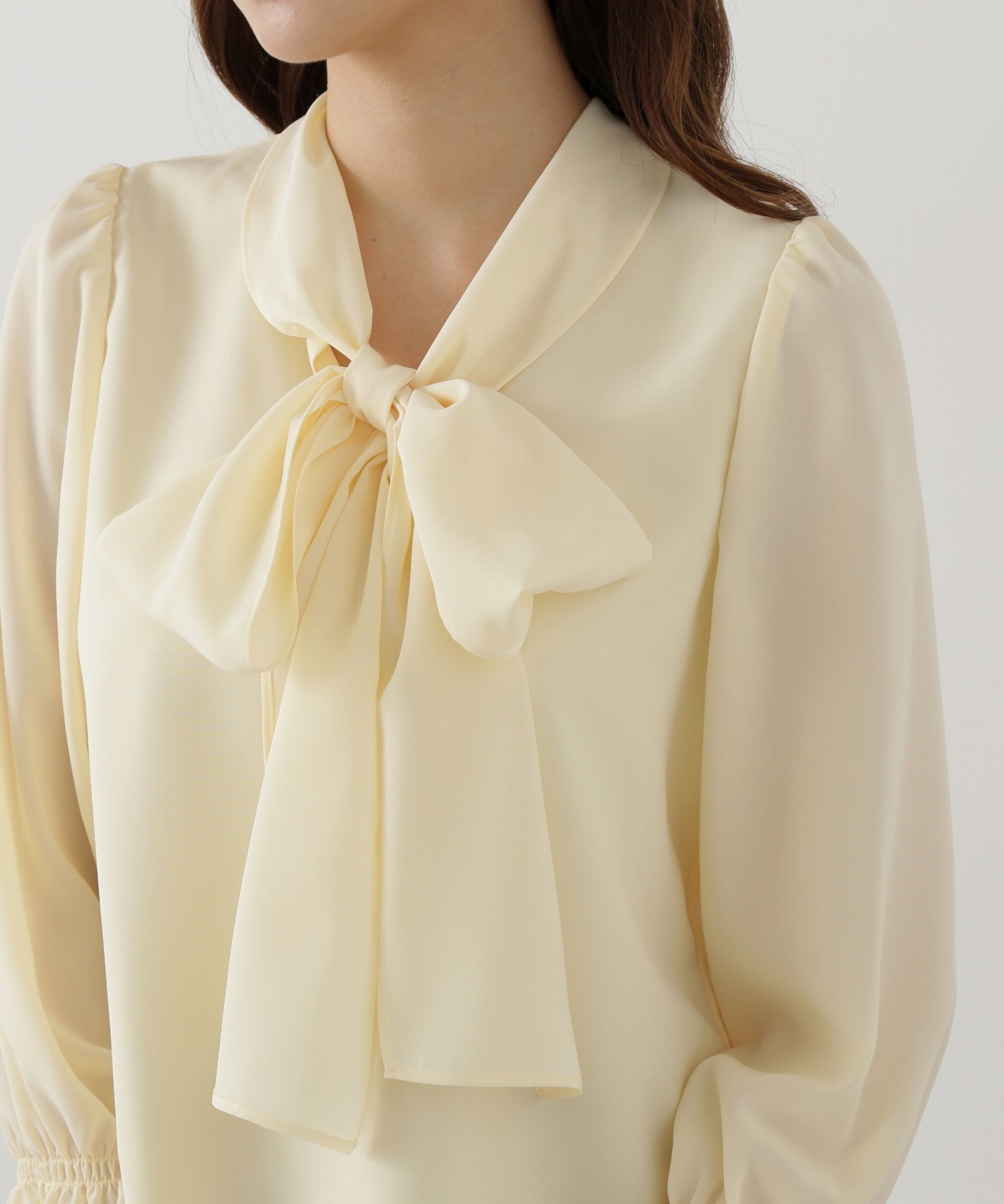 PROPORTION BODY DRESSING「ボウタイリボンブラウス」|シャツ・ブラウス|