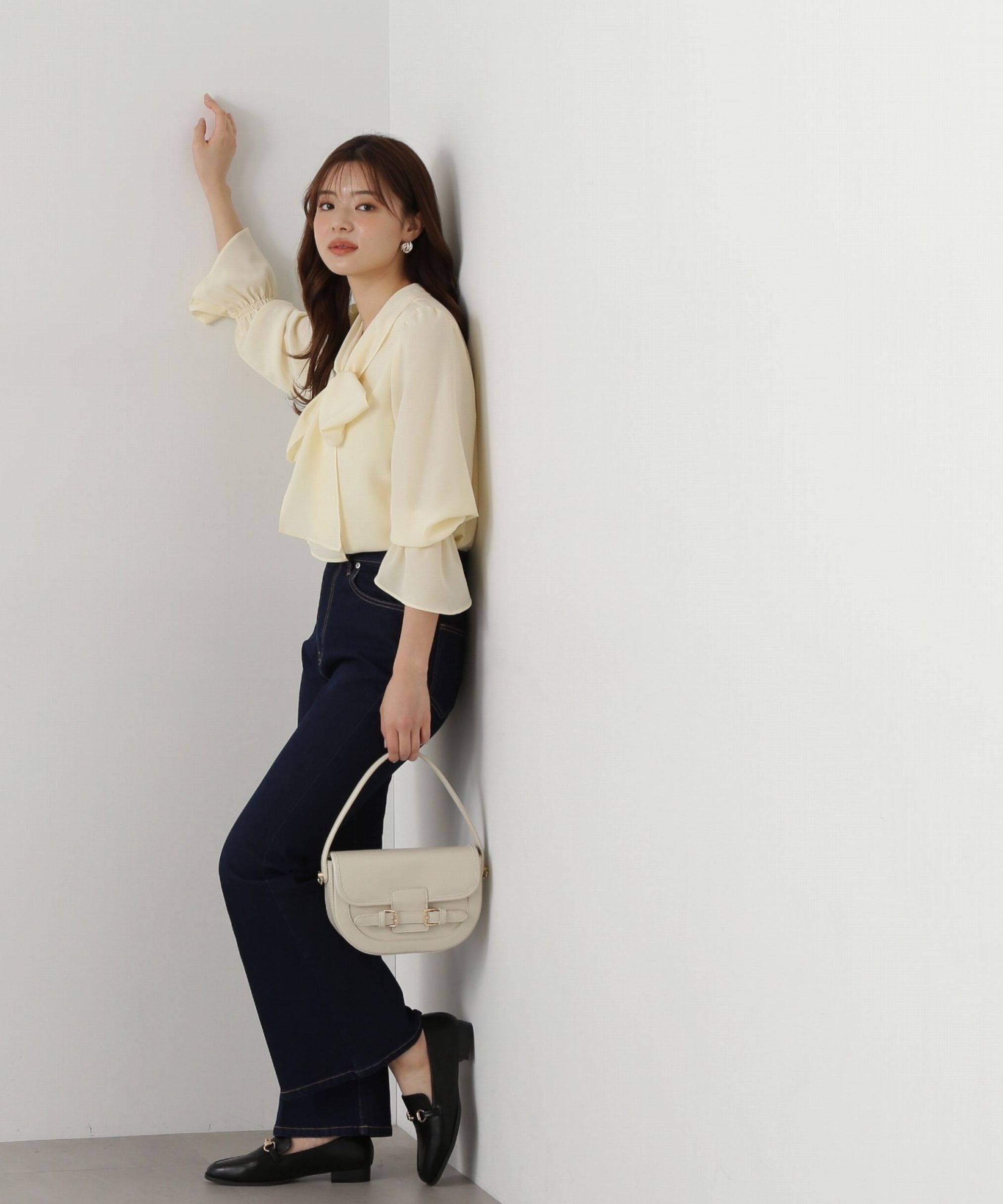 PROPORTION BODY DRESSING「ボウタイリボンブラウス」|シャツ・ブラウス|