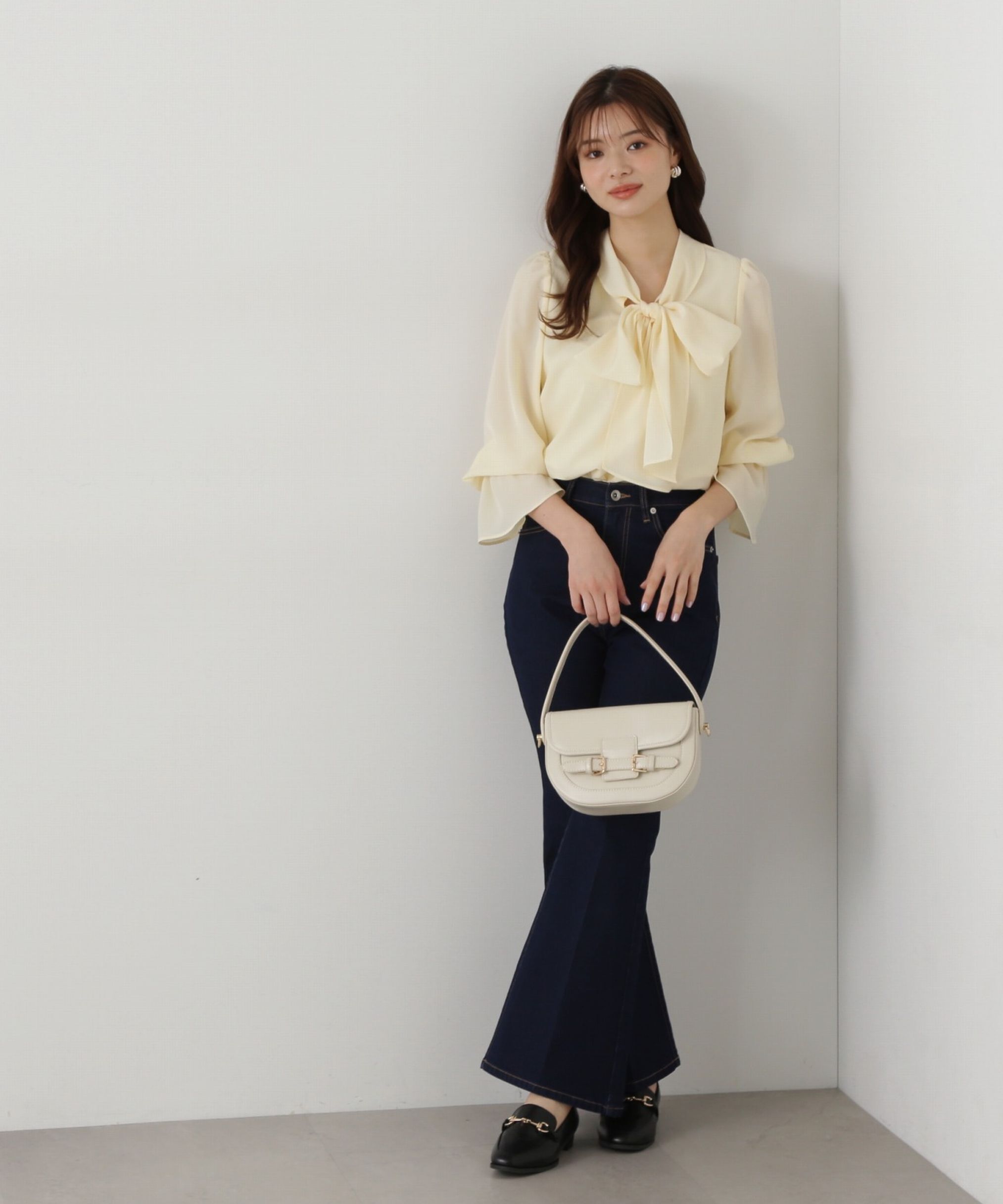 PROPORTION BODY DRESSING「ボウタイリボンブラウス」|シャツ・ブラウス|