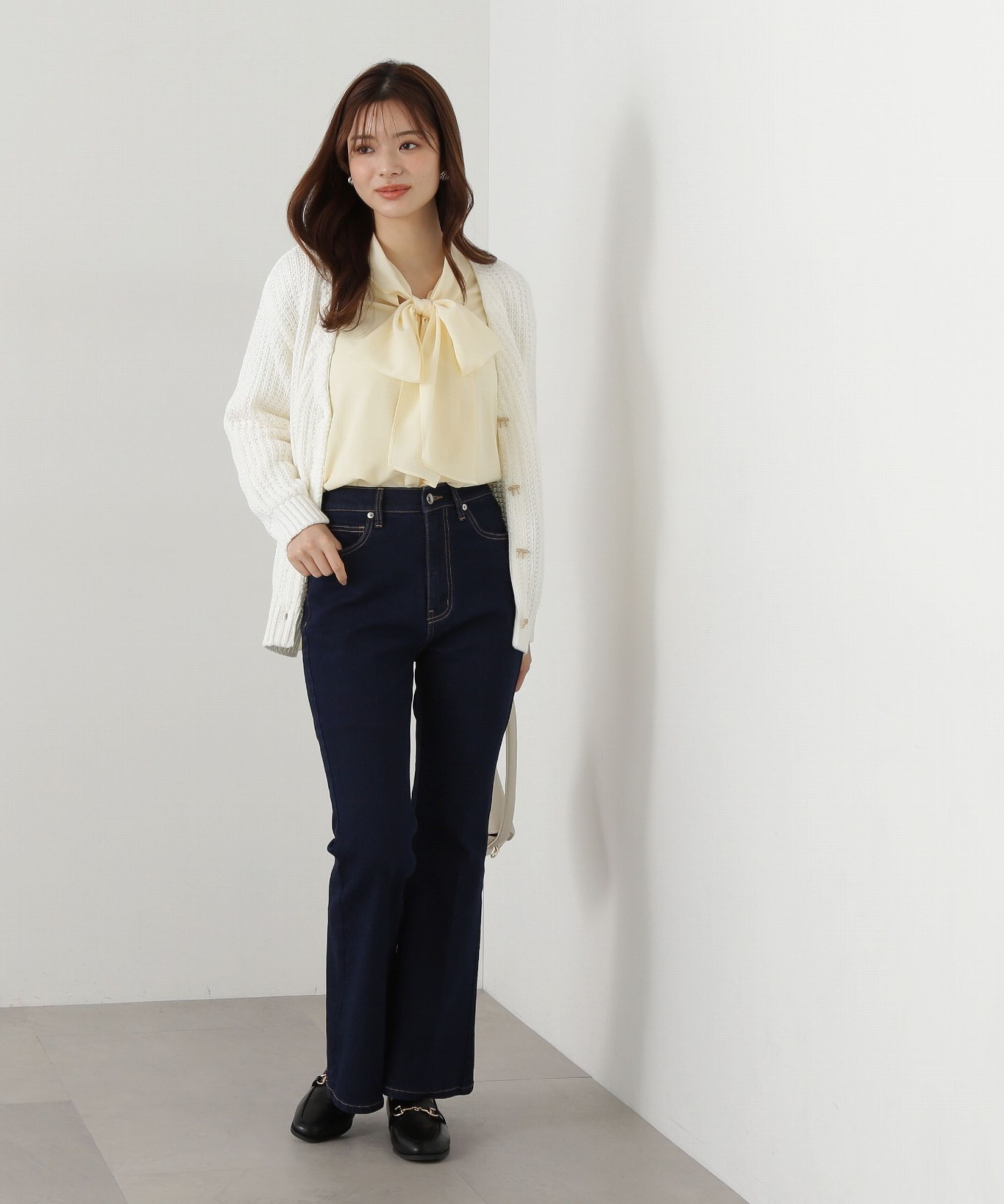 PROPORTION BODY DRESSING「ボウタイリボンブラウス」|シャツ・ブラウス|