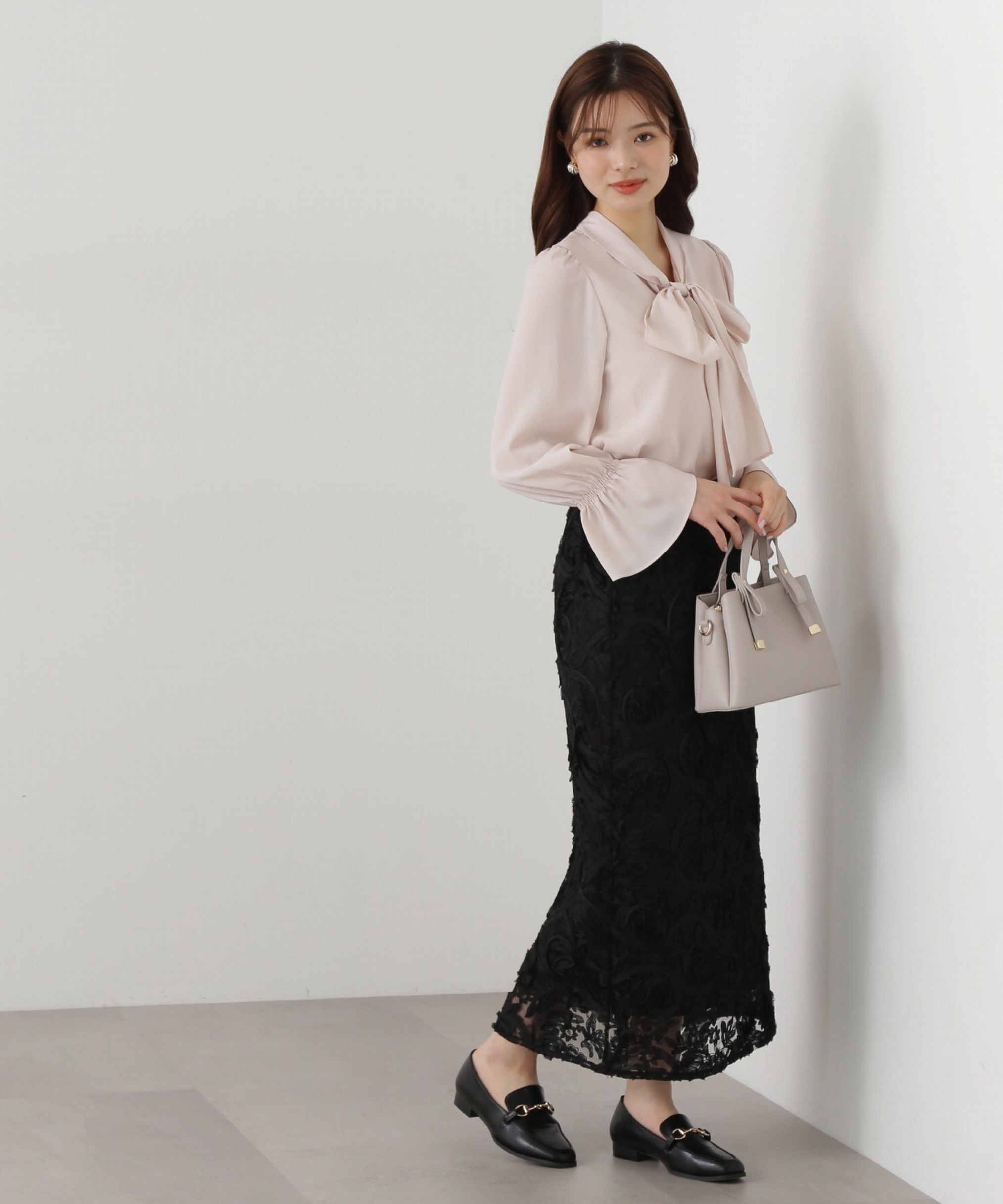 PROPORTION BODY DRESSING「ボウタイリボンブラウス」|シャツ・ブラウス|