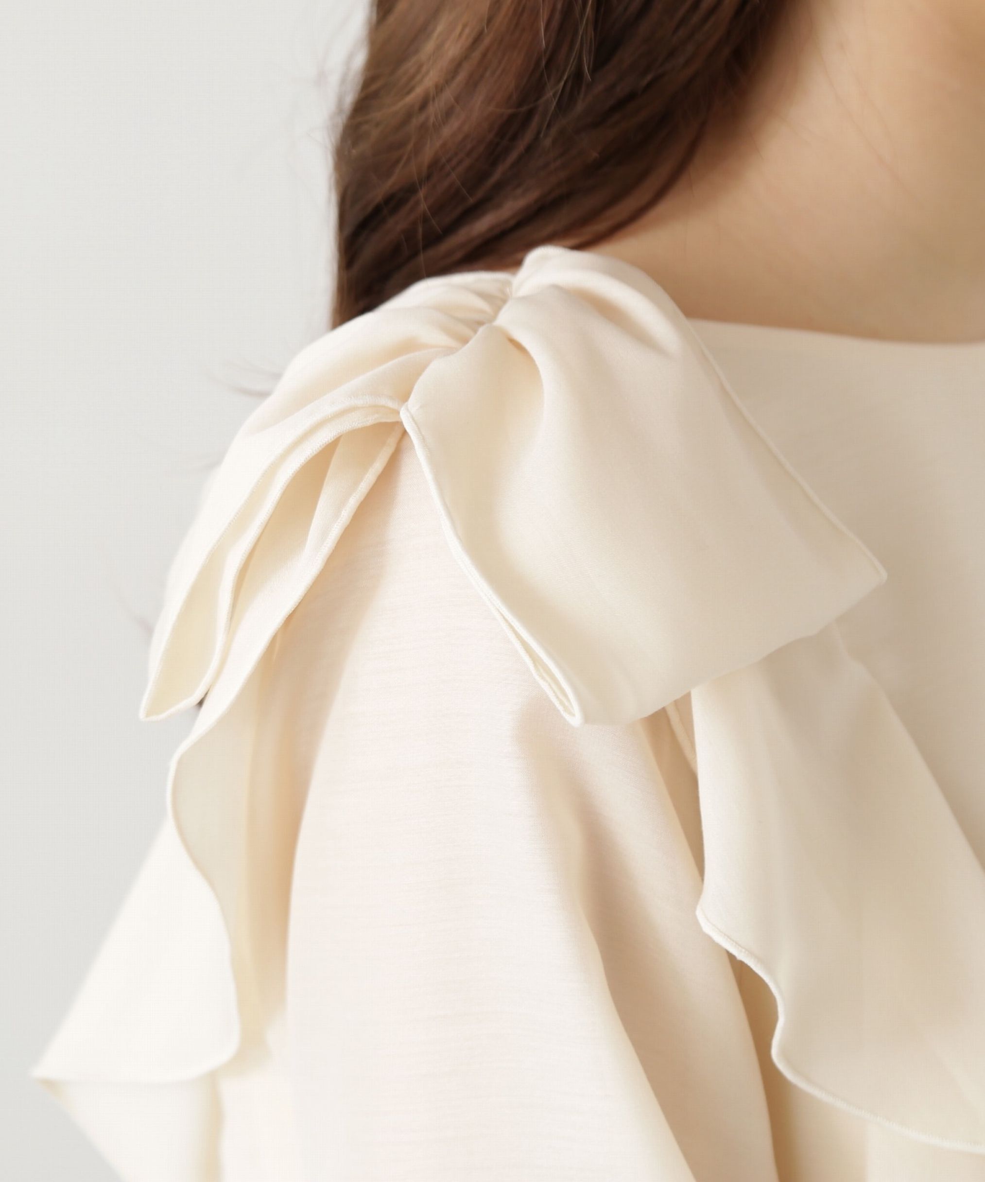 PROPORTION BODY DRESSING「リボンラッフルブラウス」|シャツ・ブラウス|