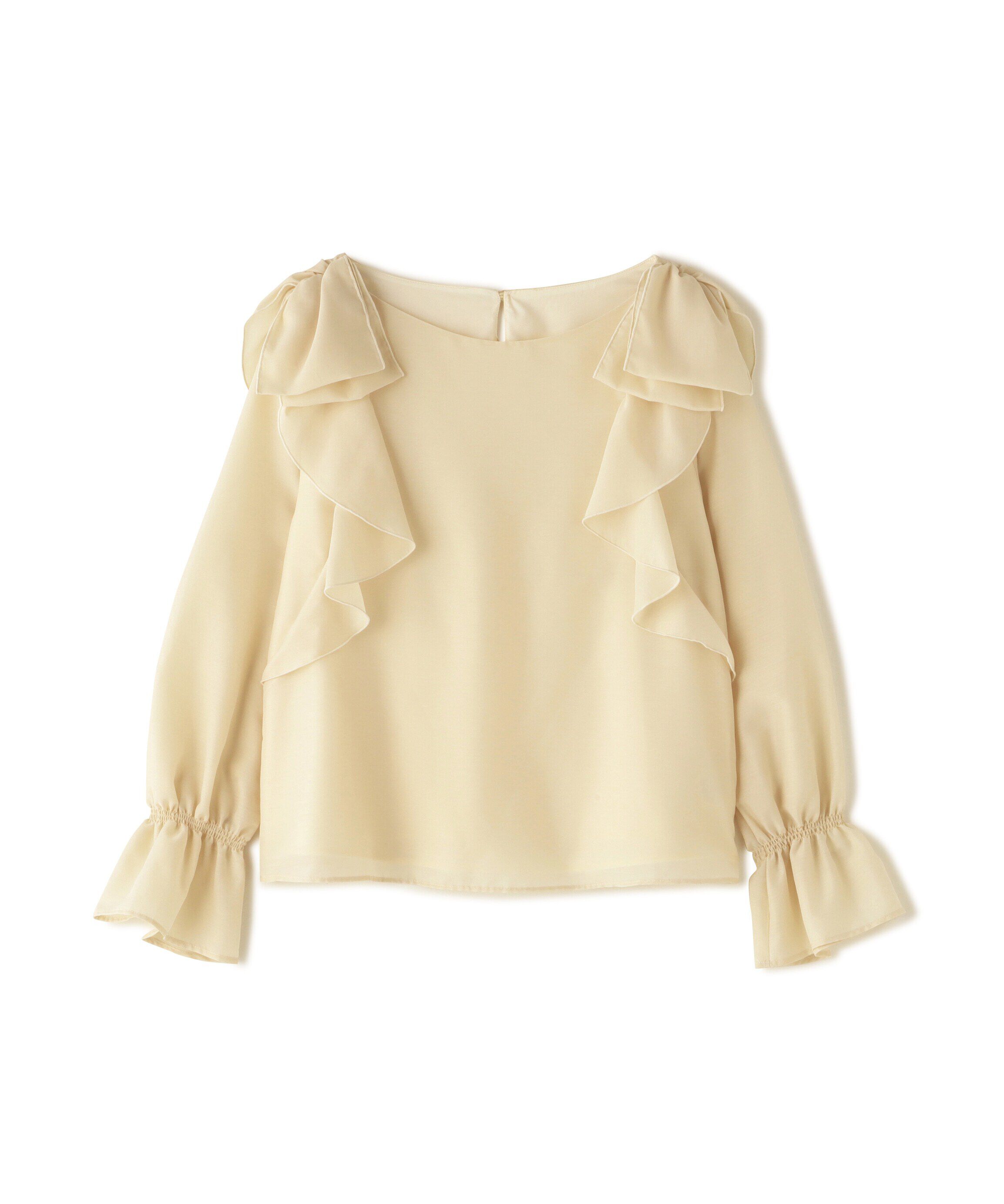 PROPORTION BODY DRESSING「リボンラッフルブラウス」|シャツ・ブラウス|