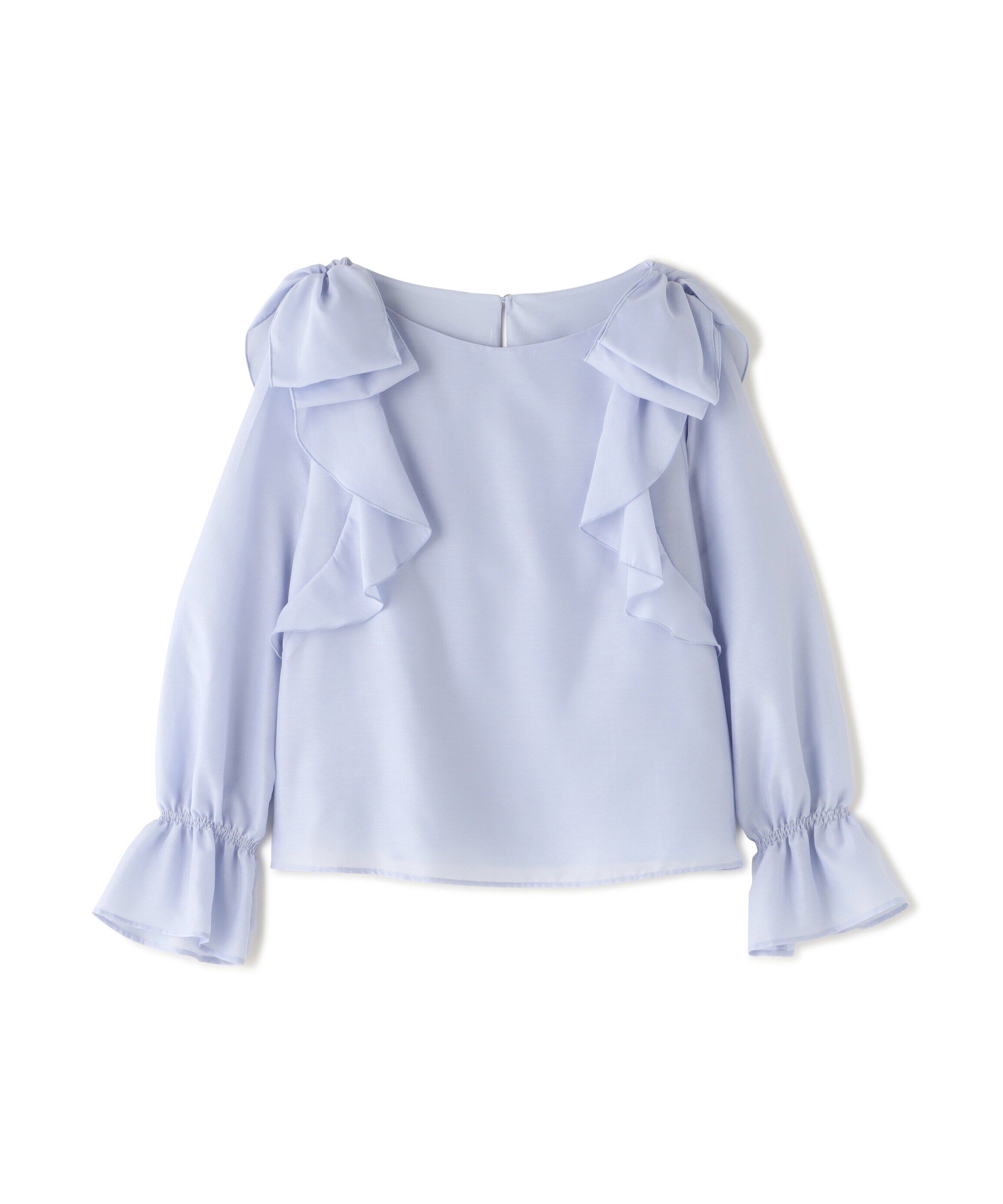 PROPORTION BODY DRESSING「リボンラッフルブラウス」|シャツ・ブラウス|