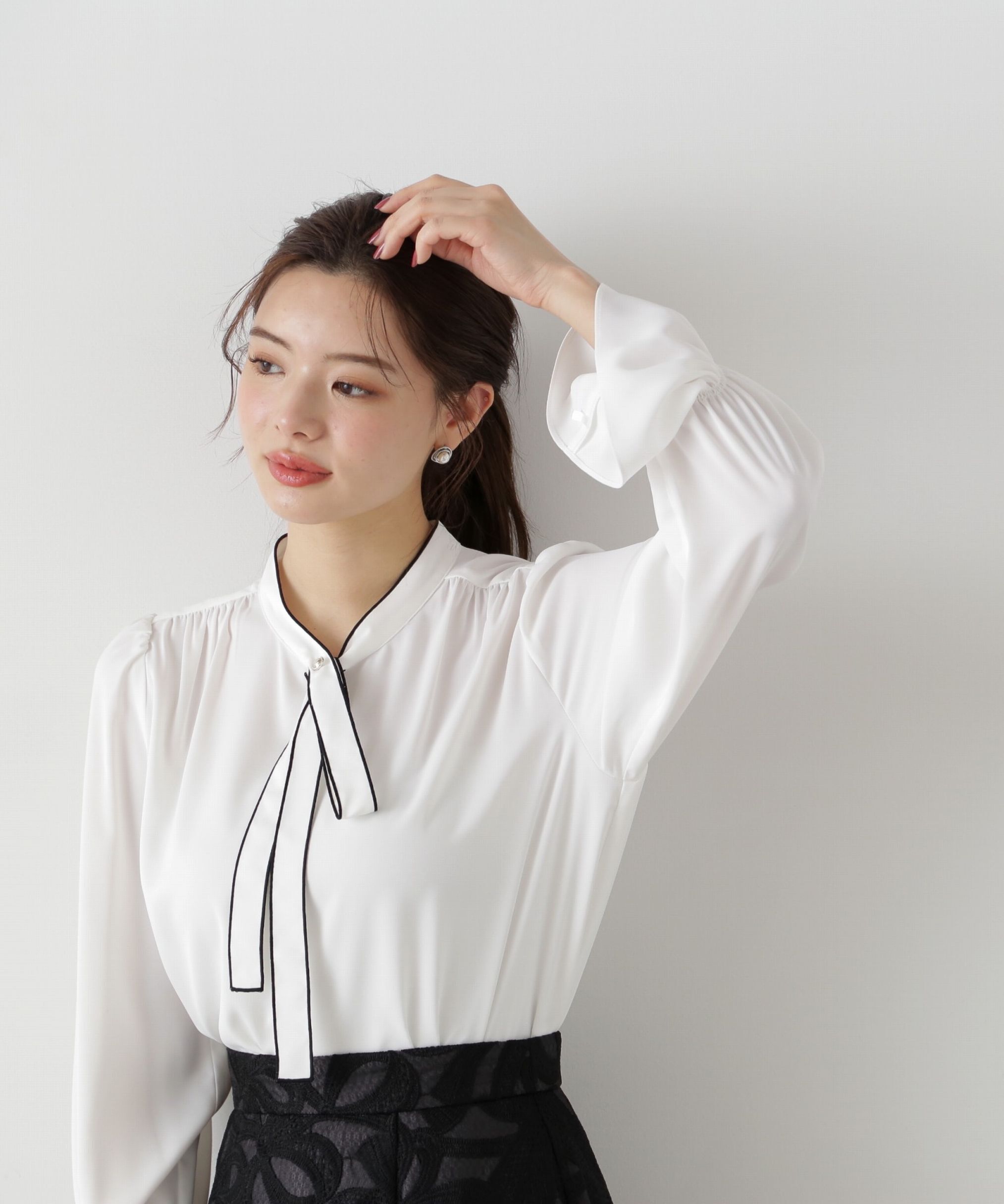 PROPORTION BODY DRESSING「ボウタイブラウス」|シャツ・ブラウス|